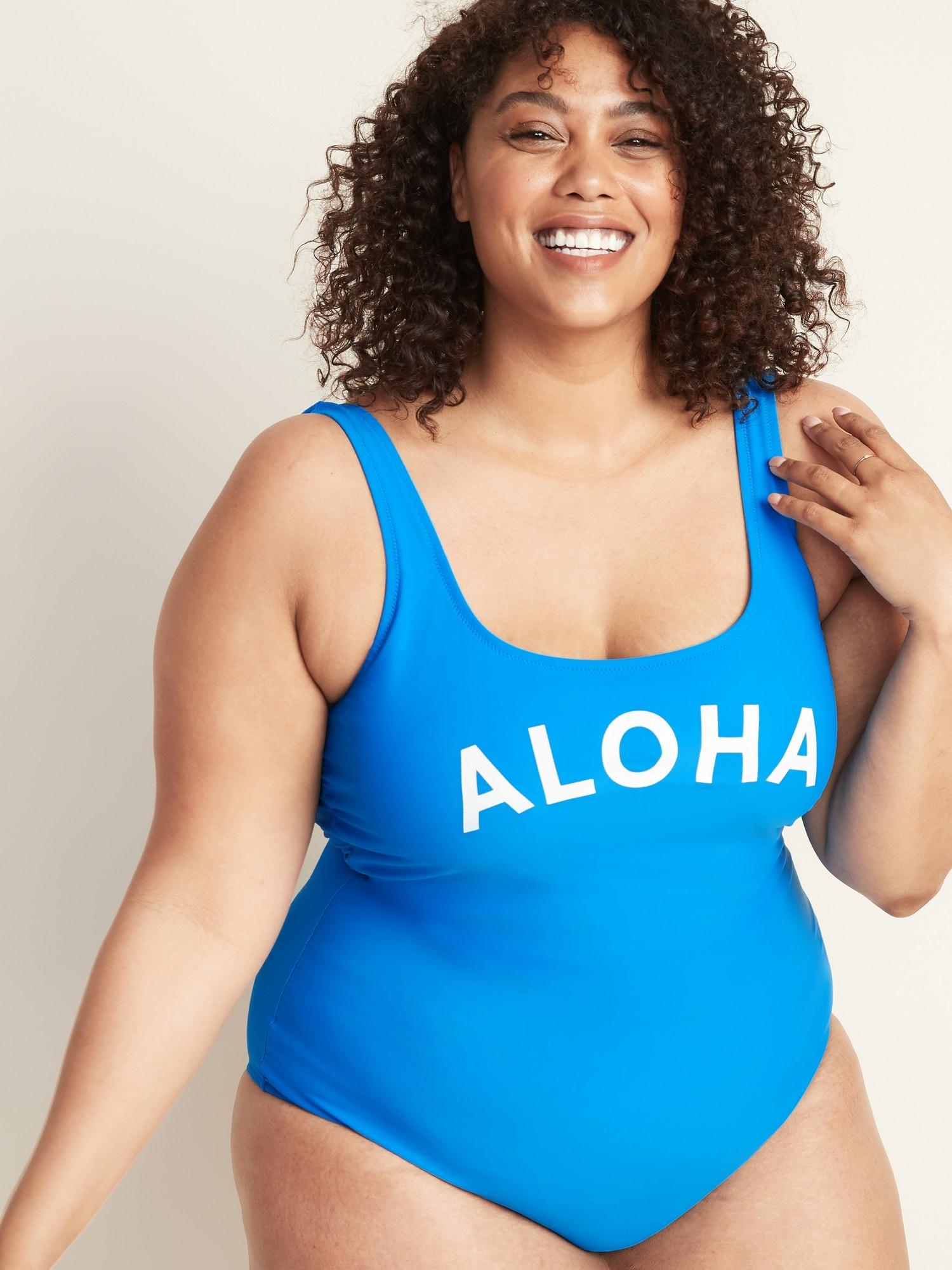 old navy aloha swimsuit