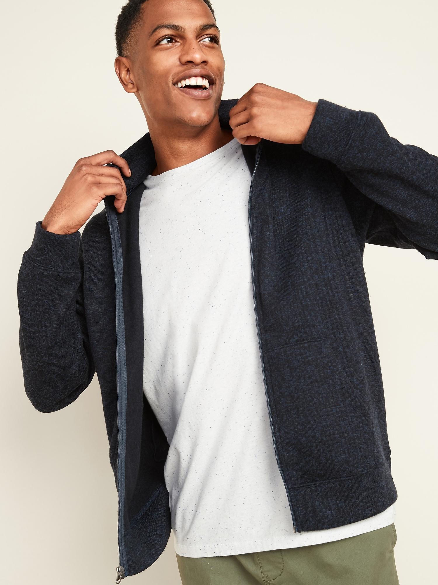 Download Old Navy Sweater-fleece Mock-neck Zip-front Sweatshirt in ...