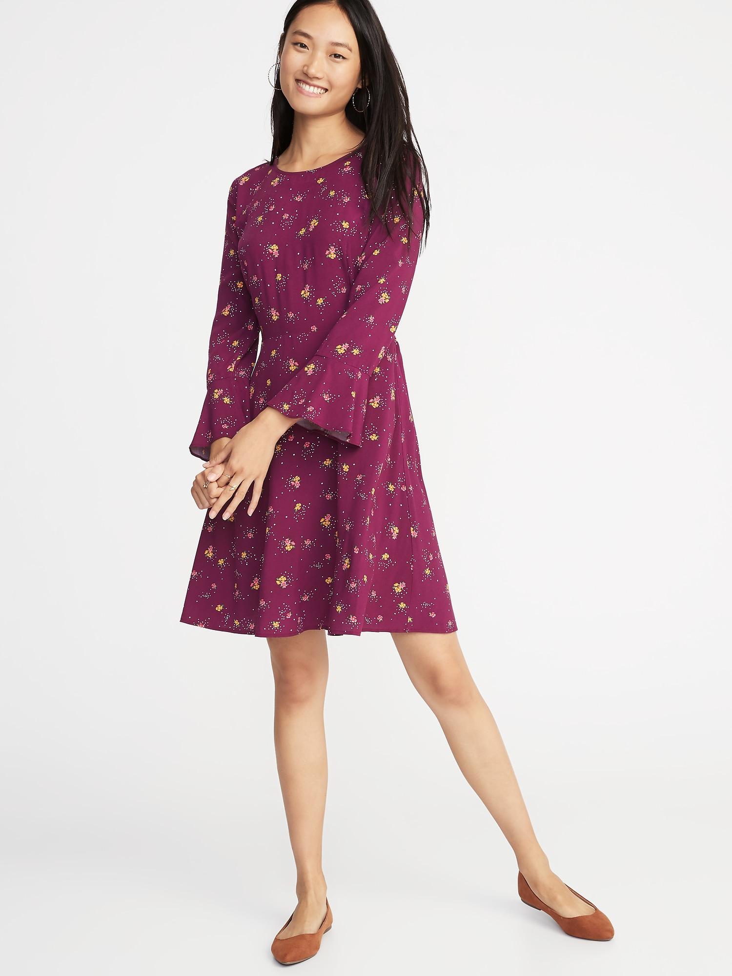 purple dress old navy