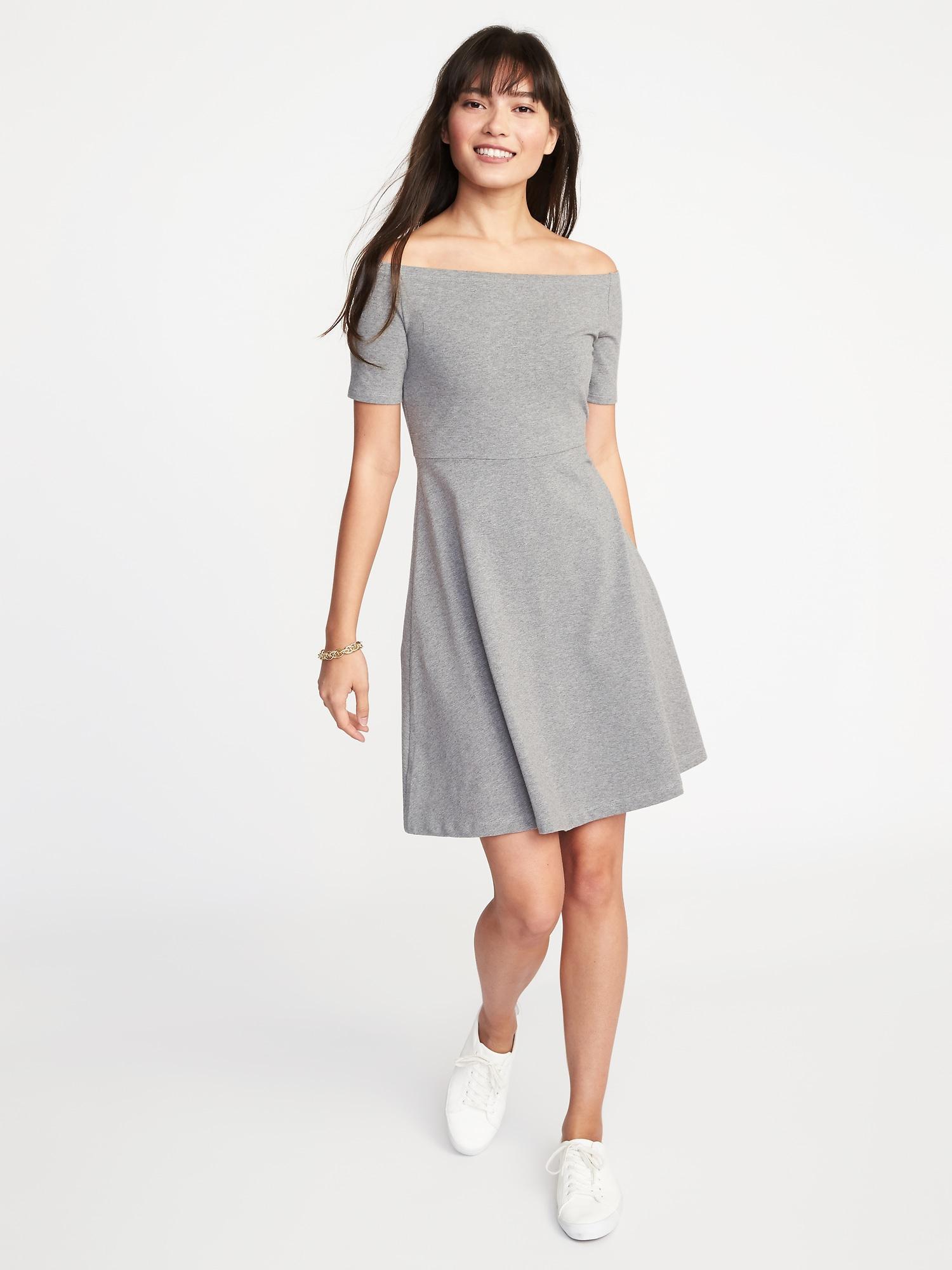 old navy gray dress
