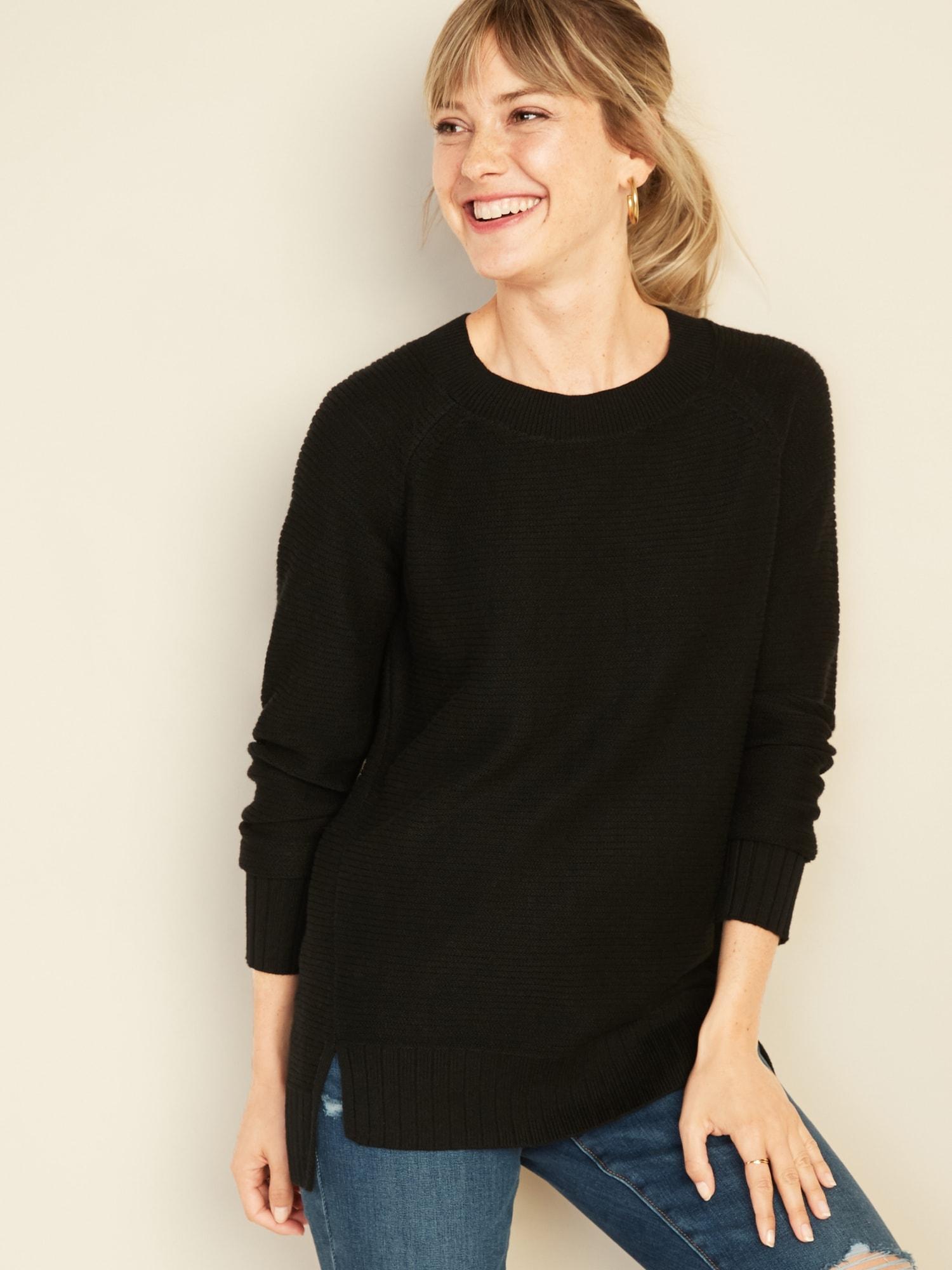 old navy long black cardigan