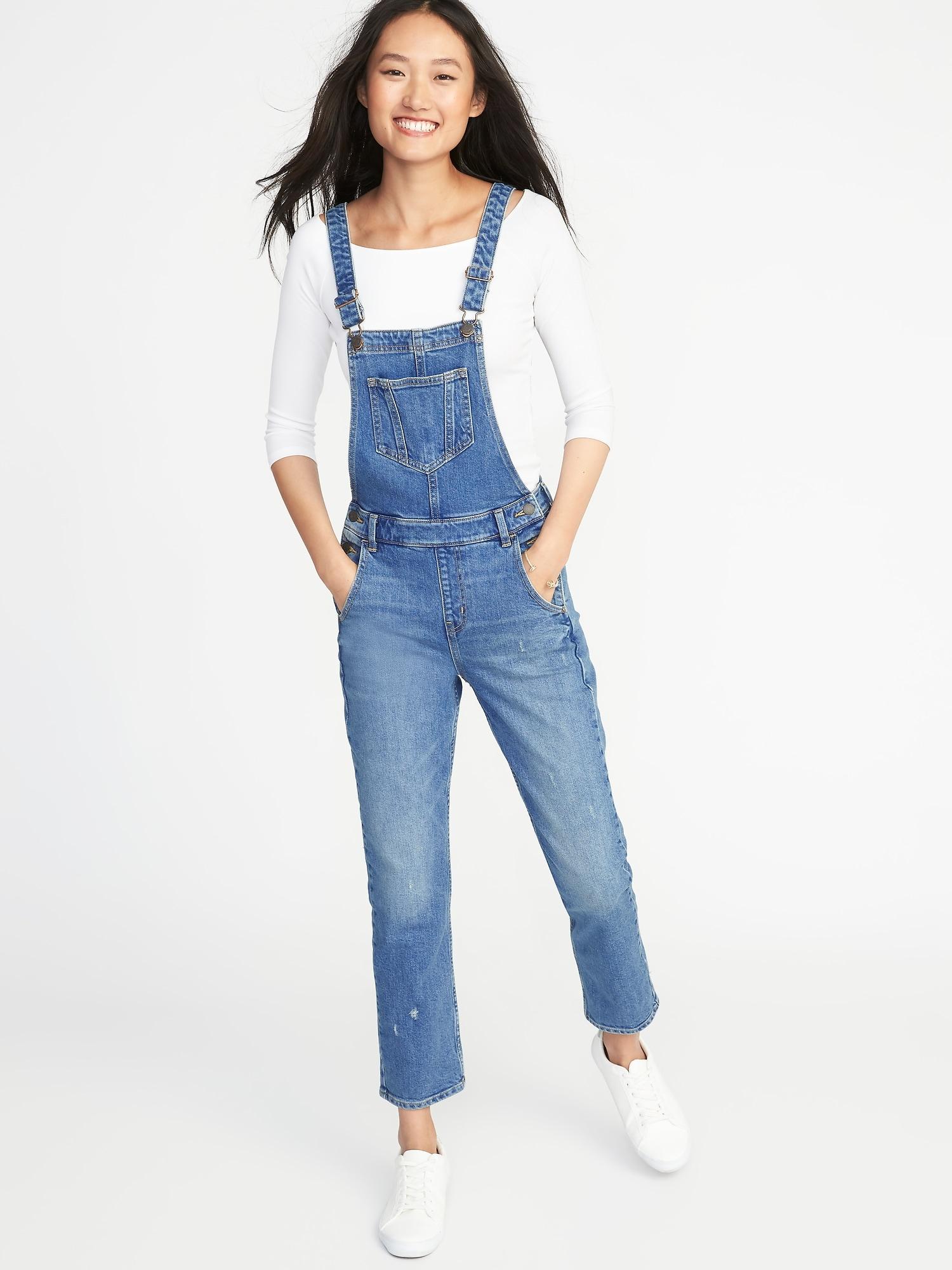 old navy jean overalls