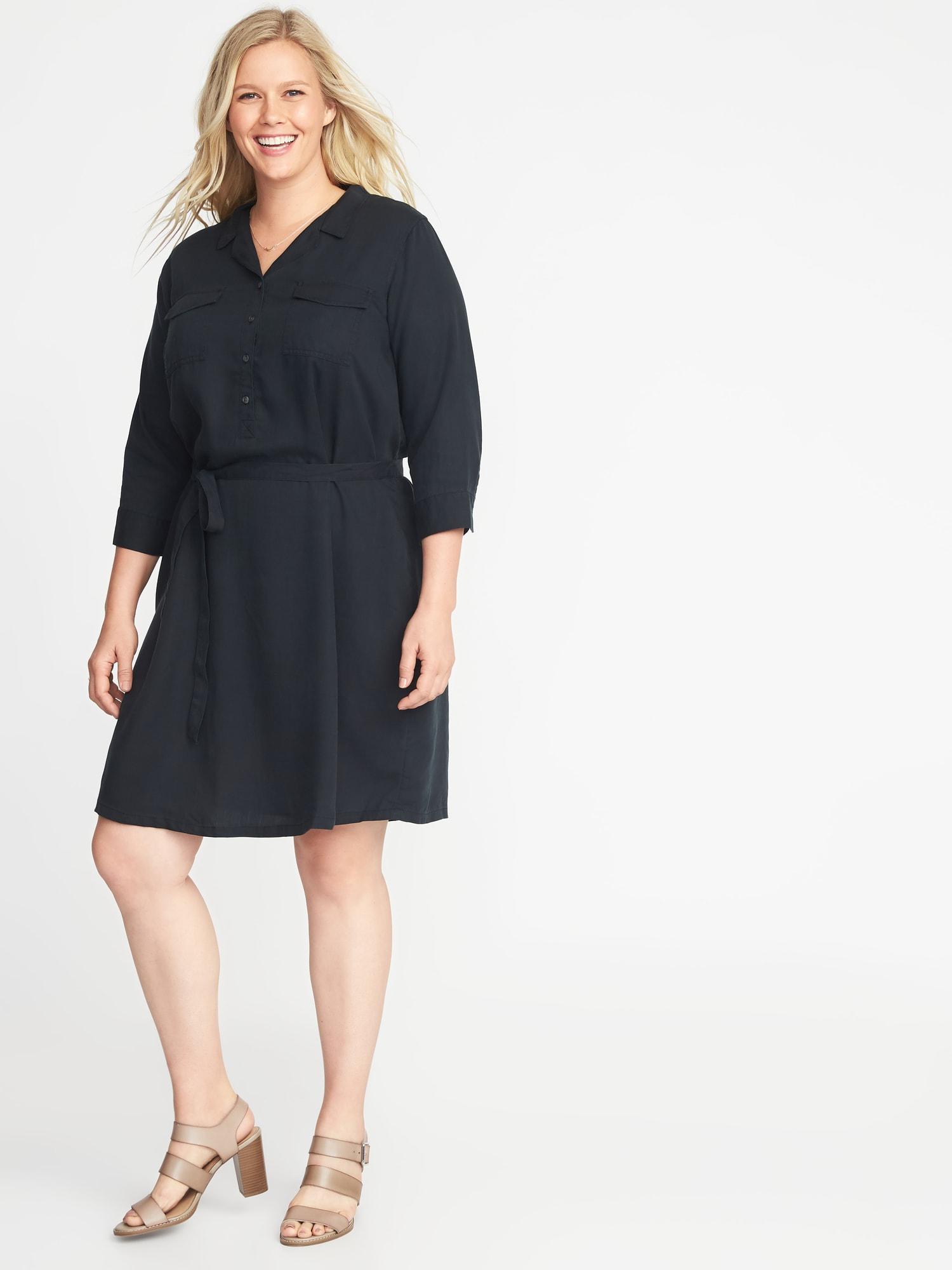 navy utility dress