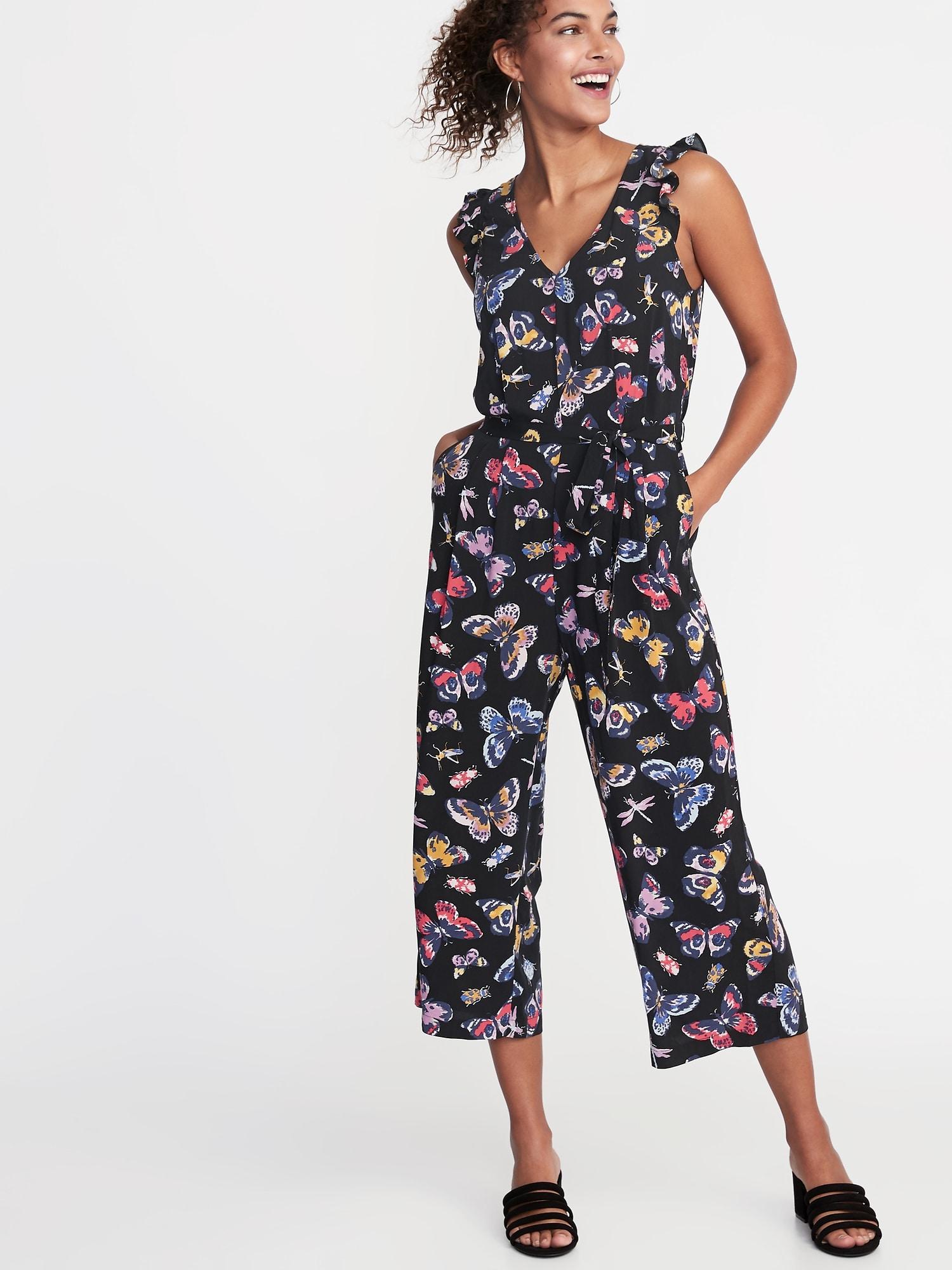 butterfly jumpsuit old navy