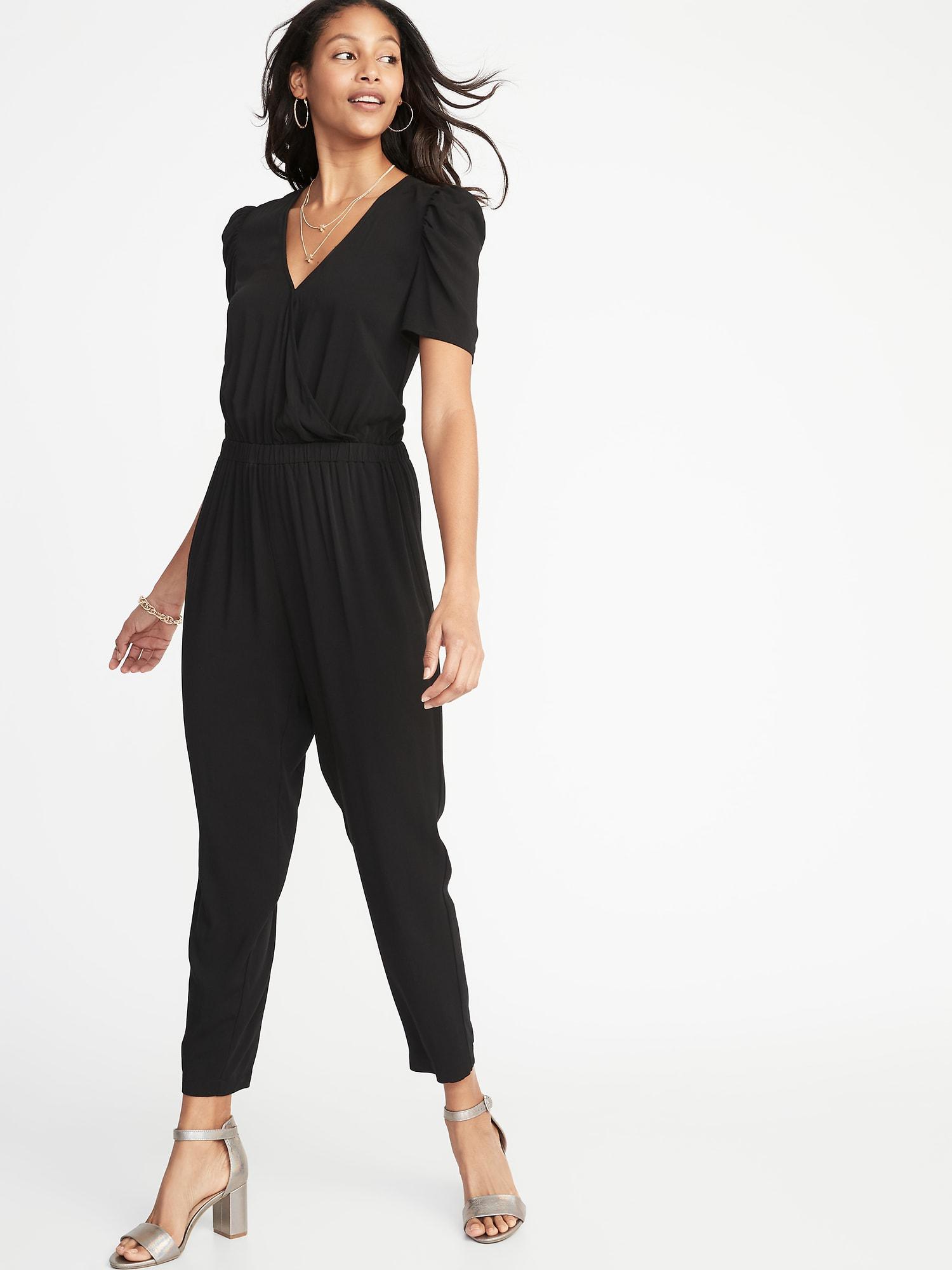 black old navy jumpsuit