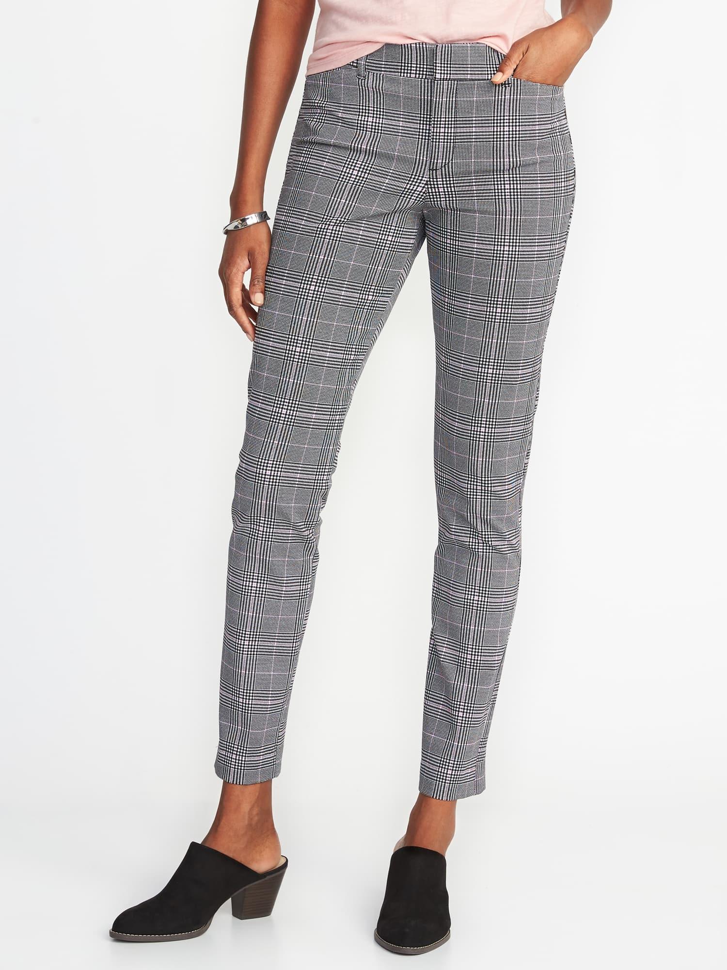 plaid pixie pants