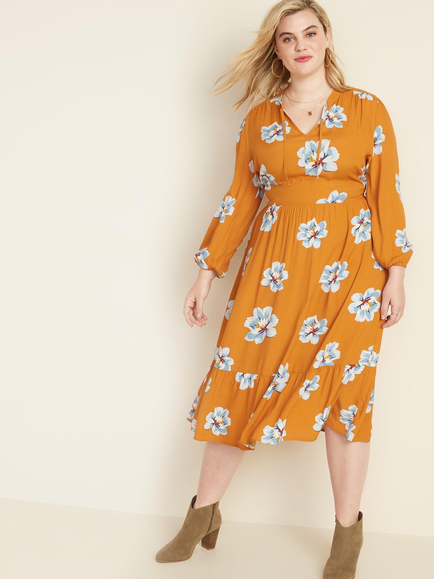 old navy mustard yellow dress