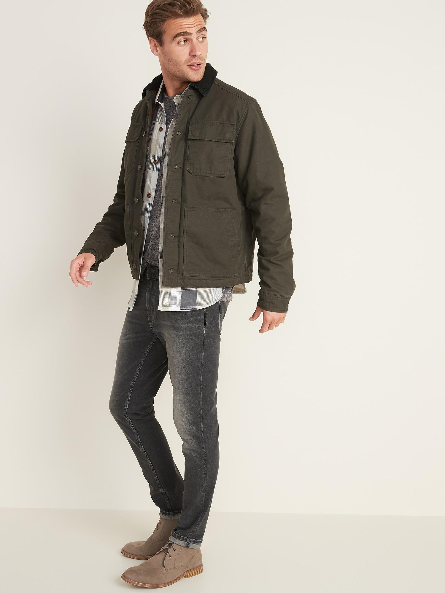 flannel lined khakis old navy