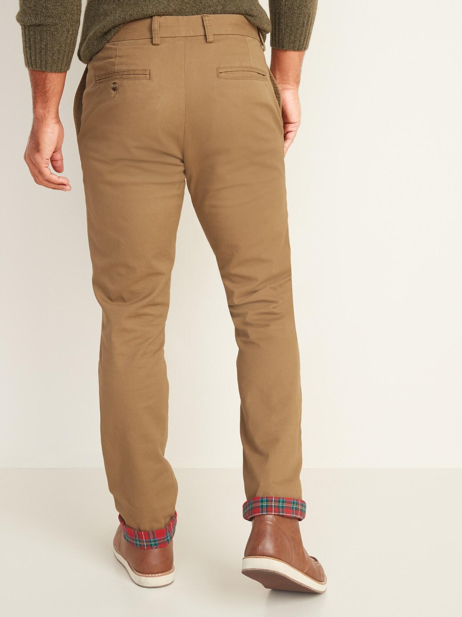flannel lined khakis old navy
