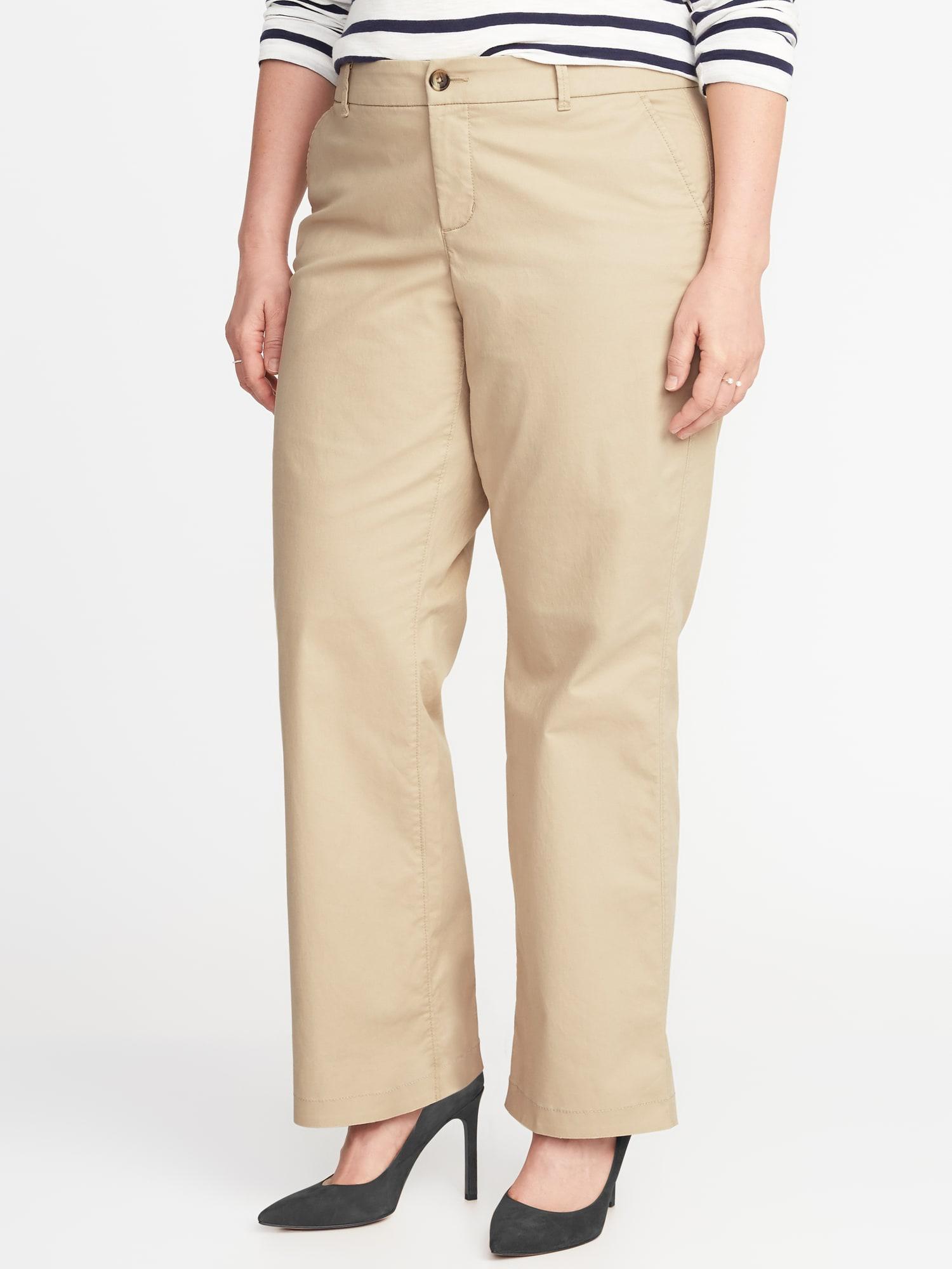 slim bootcut khakis