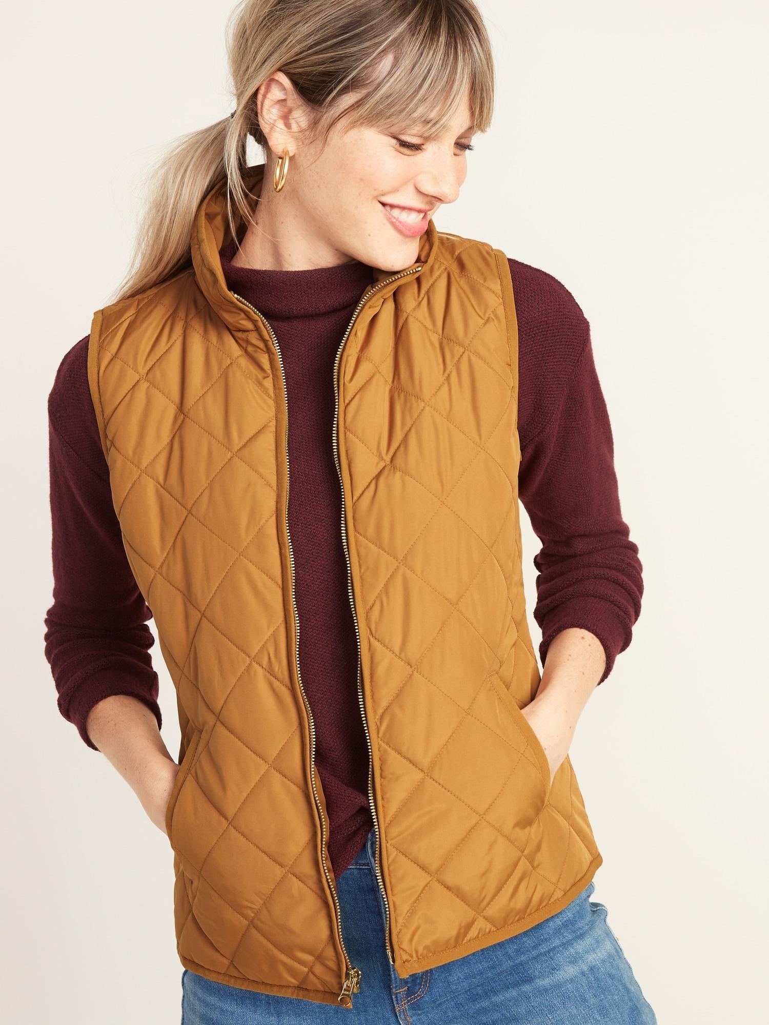Download Old Navy Synthetic Lightweight Diamond-quilted Zip-front ...