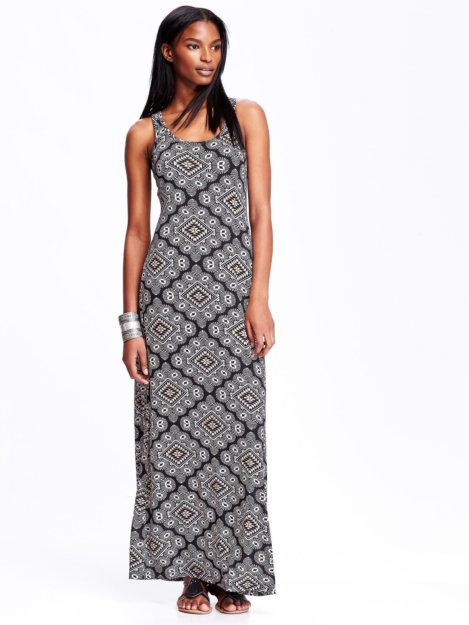 jersey tank maxi dress