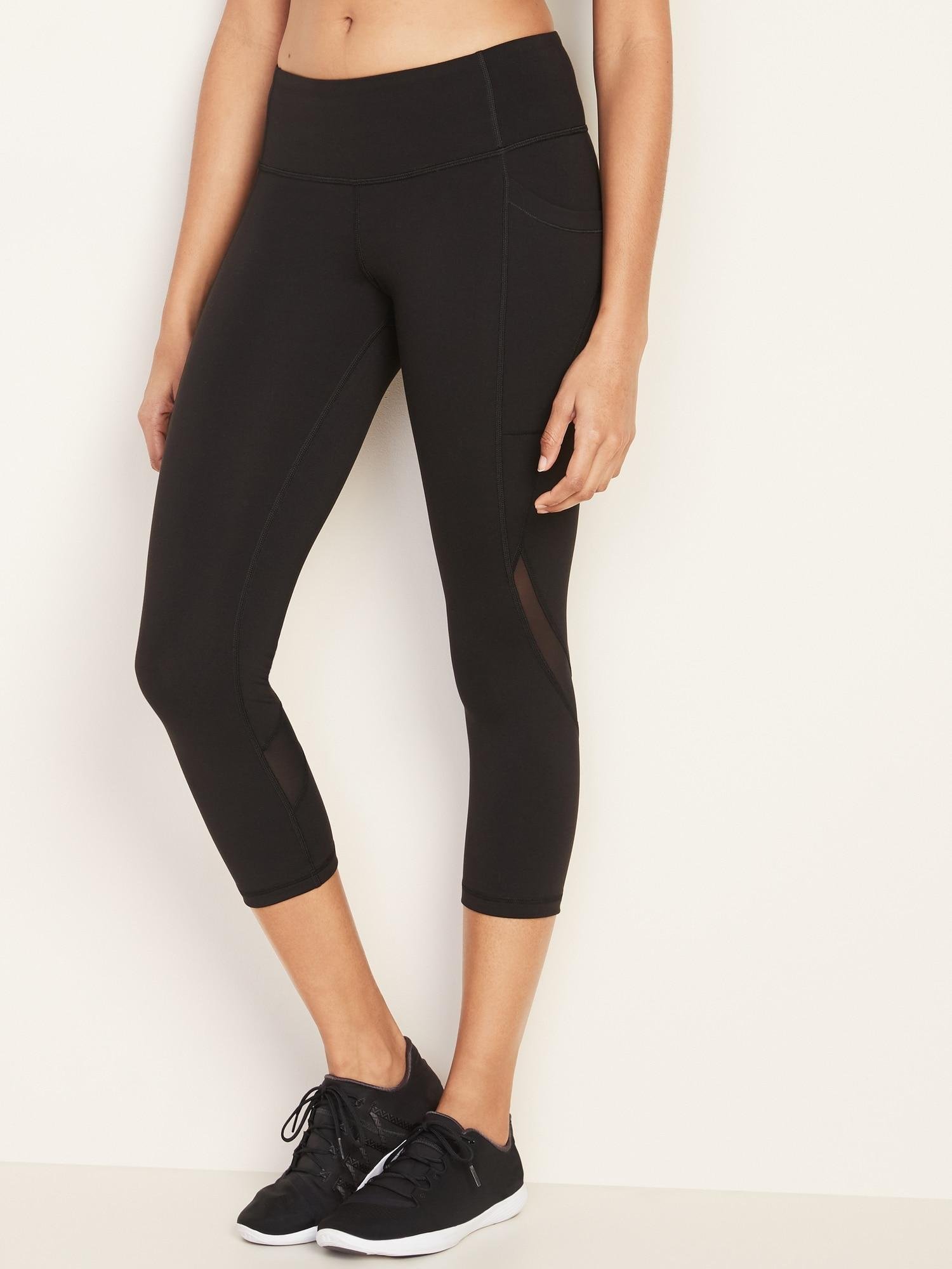 Crop Leggings With Side Pockets