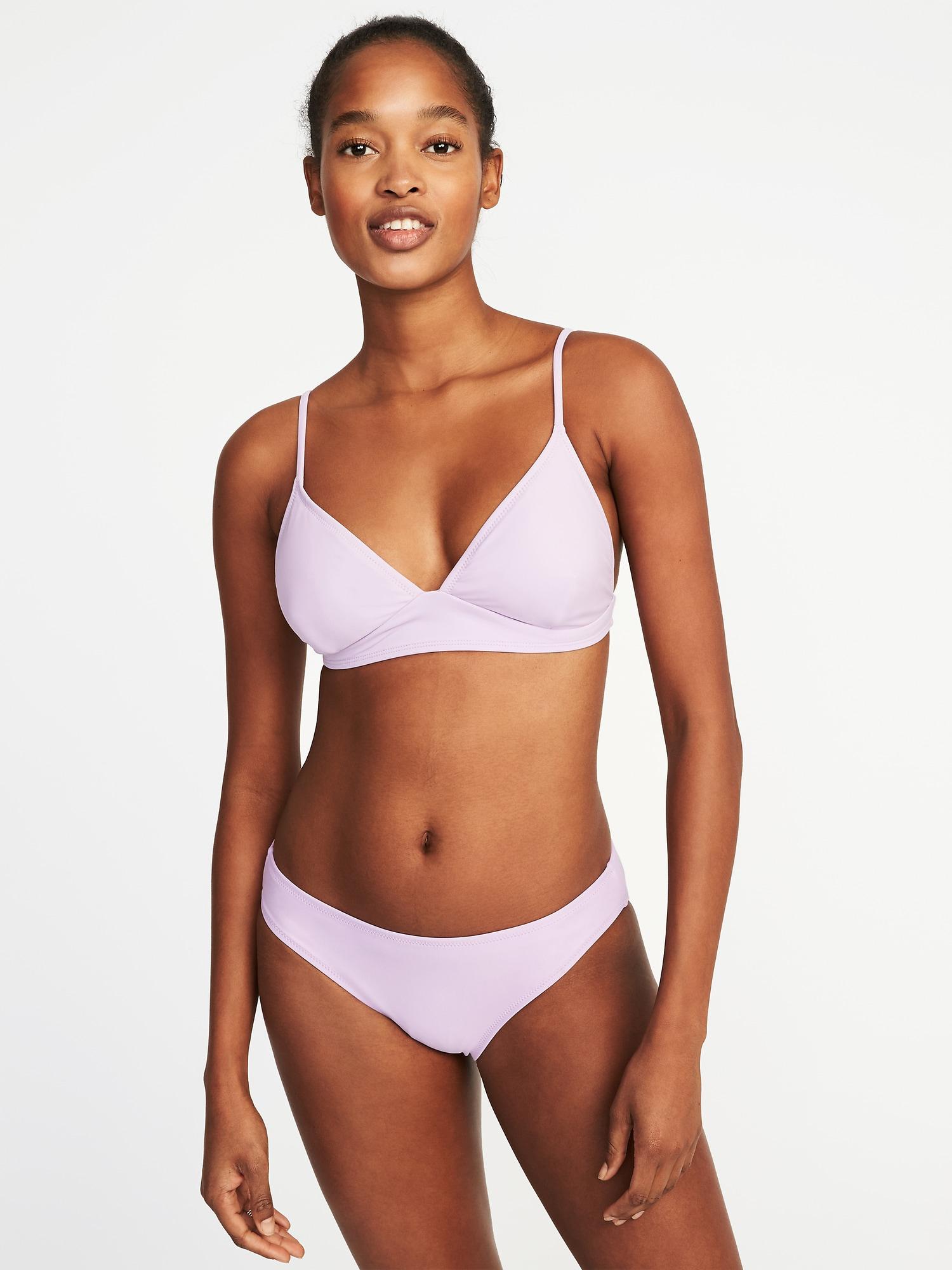 light purple bikini top