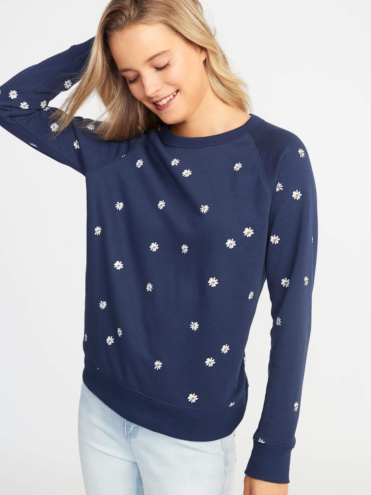 old navy daisy sweatshirt