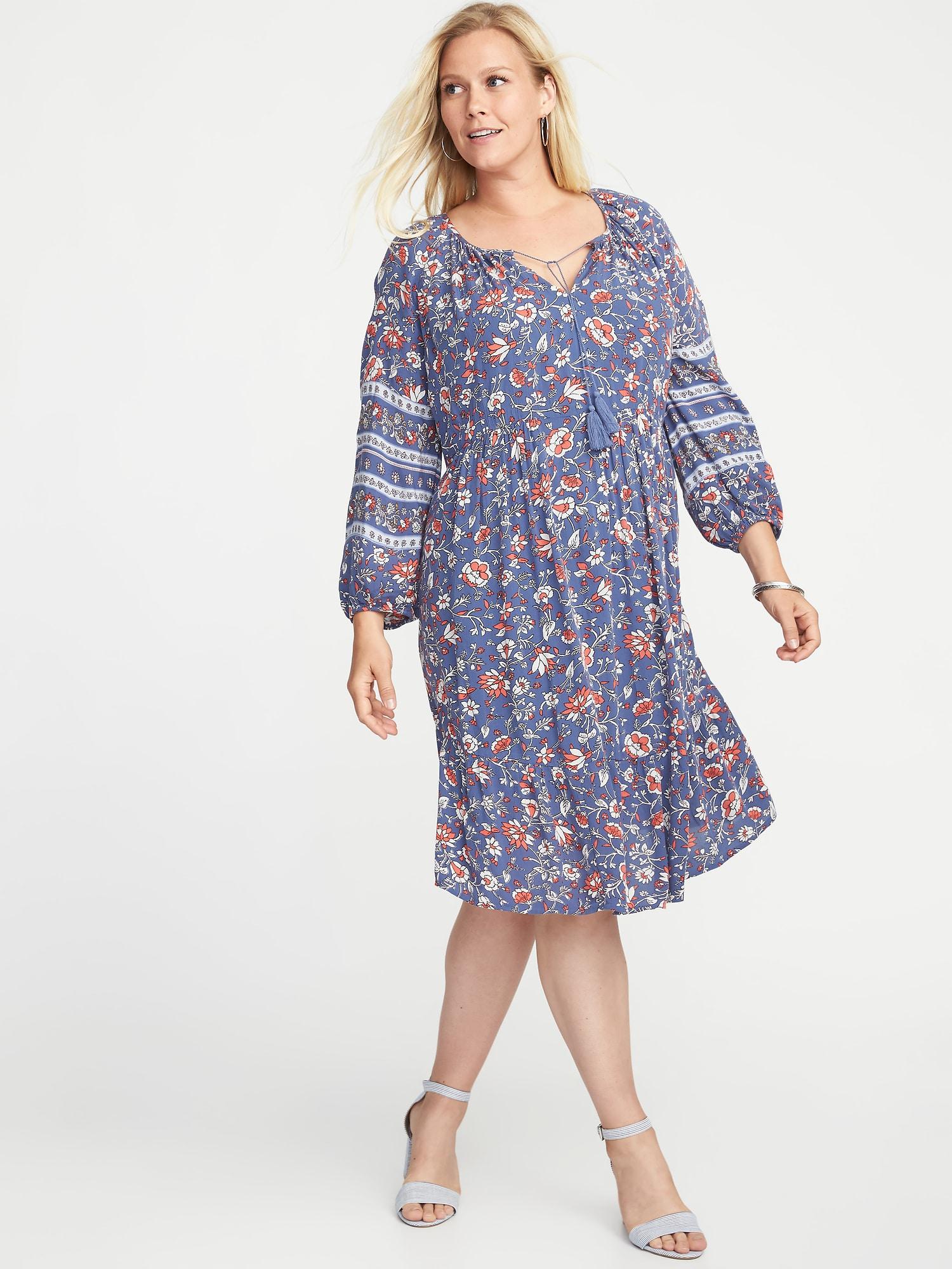 old navy plus size swing dress