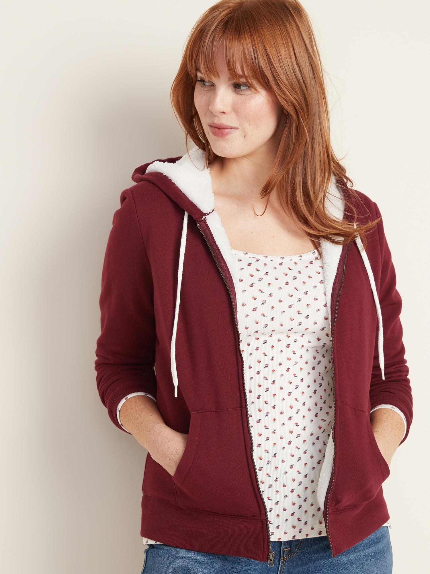 sherpa lined denim jacket old navy