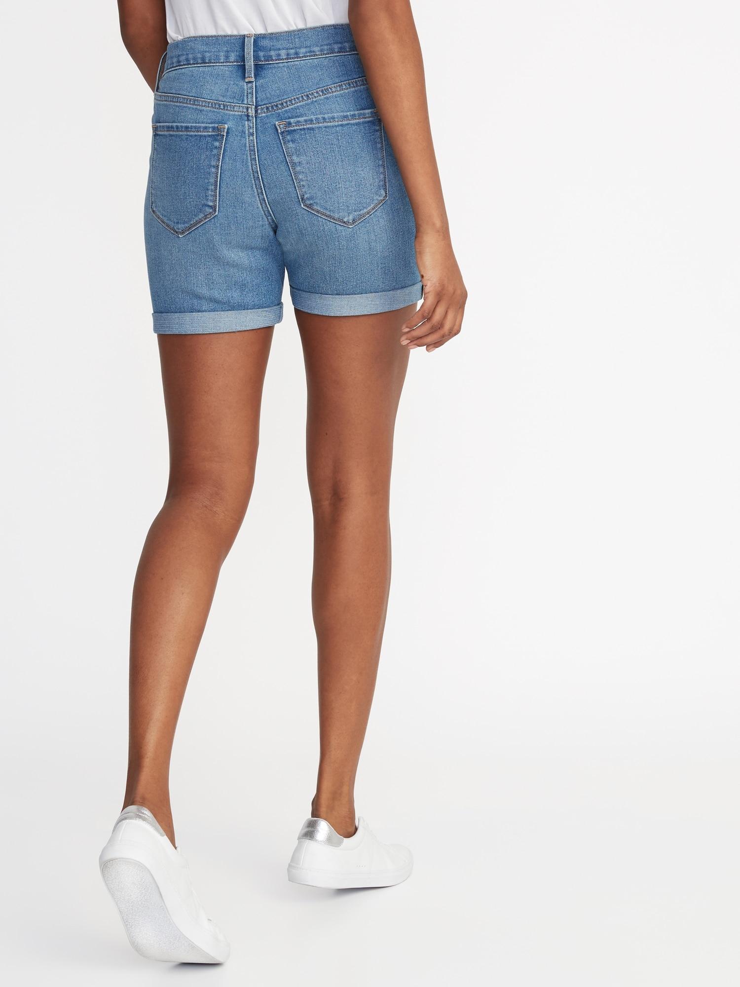 5 inch jean shorts