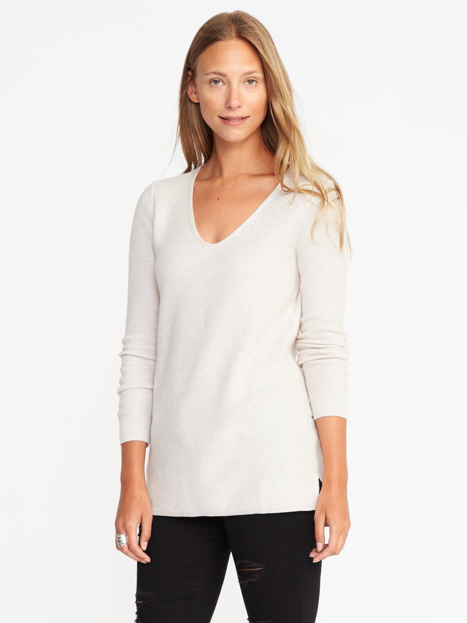 old navy white sweater