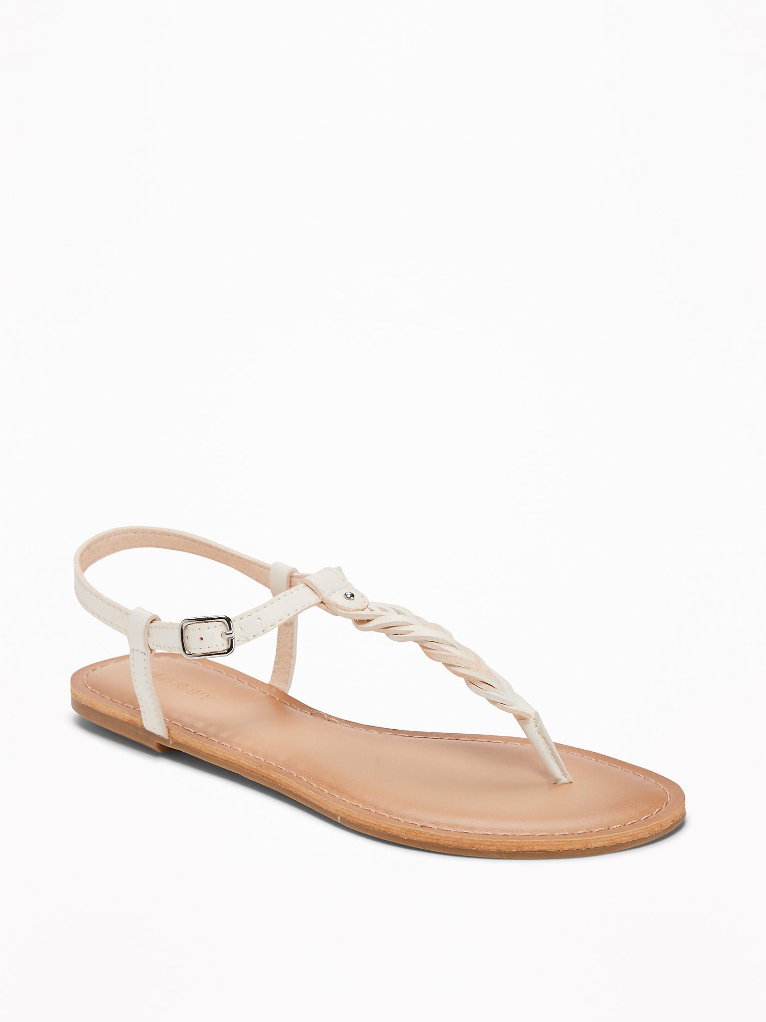 old navy t strap sandals