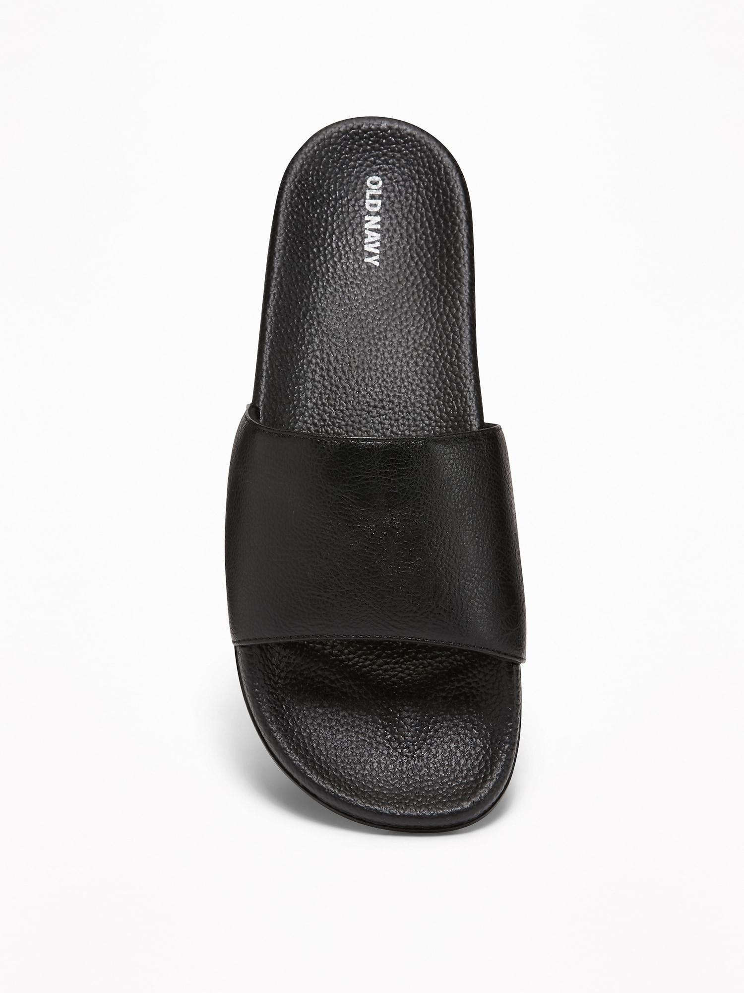 old navy faux leather sandals