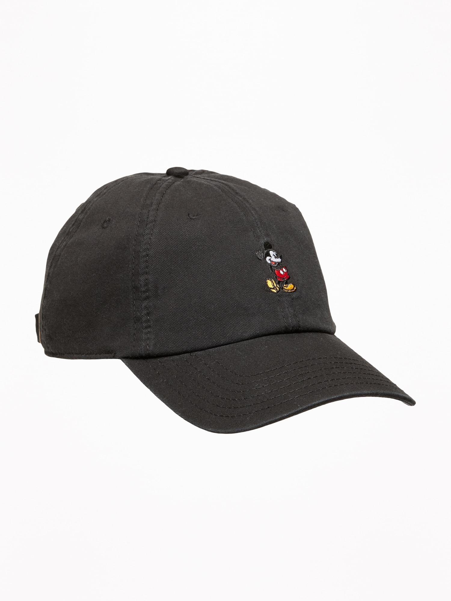 black mickey mouse baseball cap