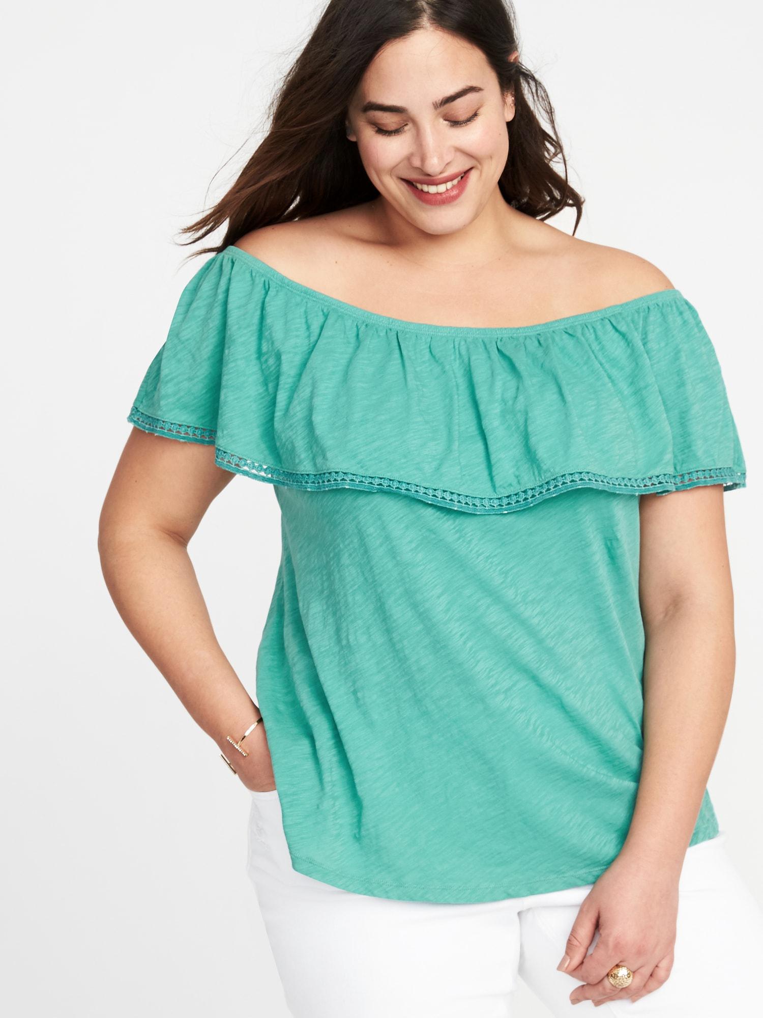 old navy ruffle top