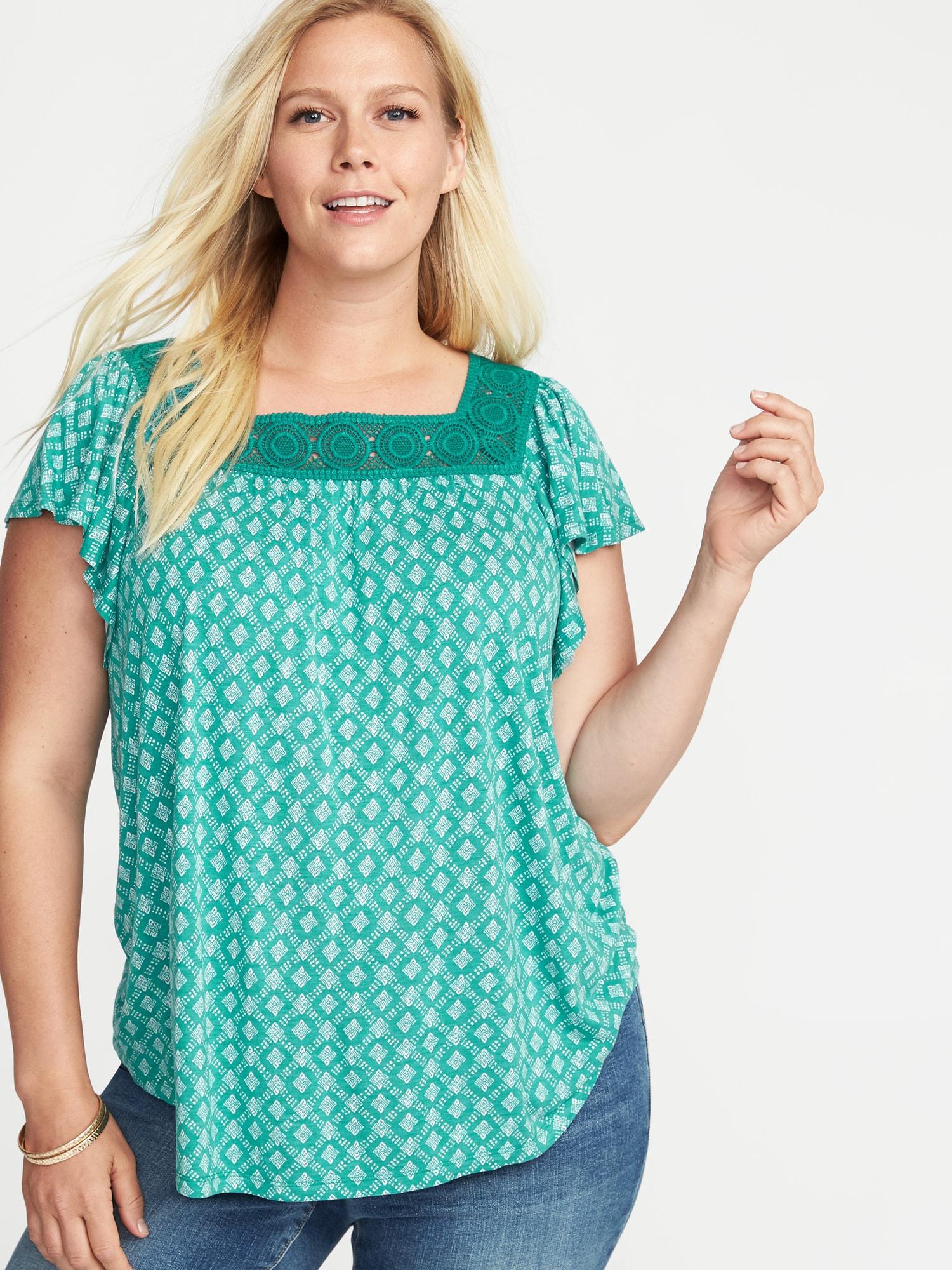 old navy crochet top