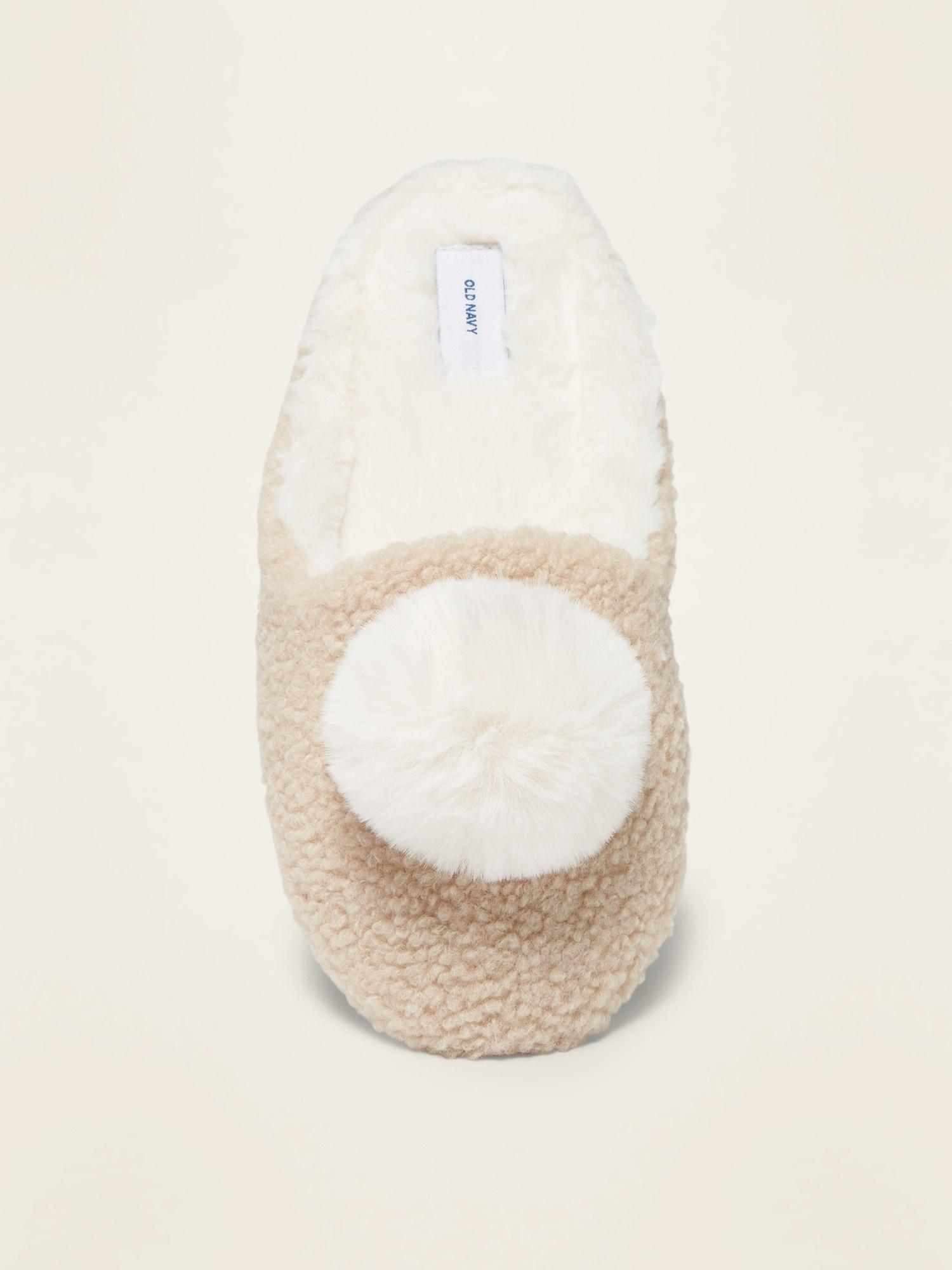 pom pom slippers old navy