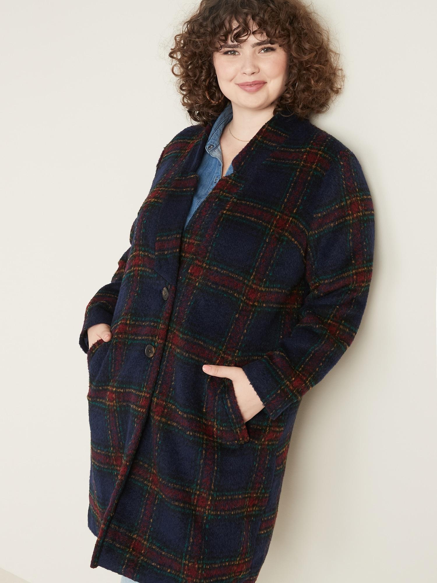 old navy oversized flannel