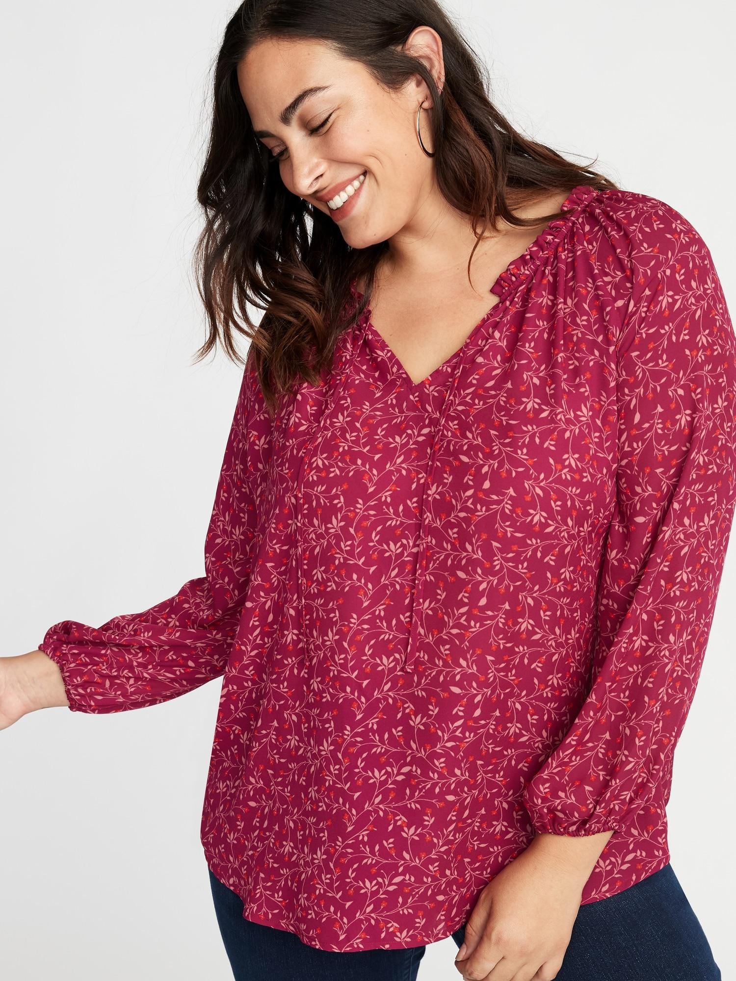 old navy blouses plus size