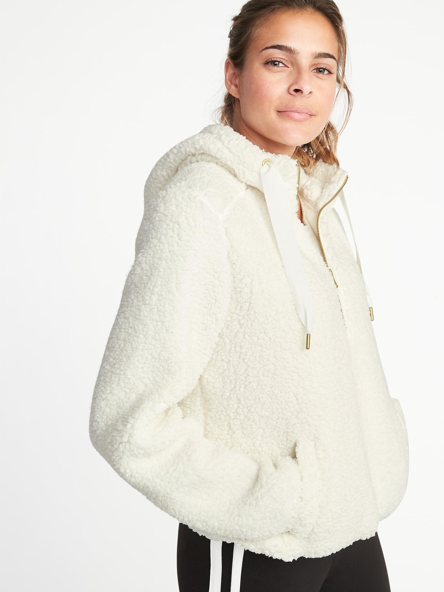old navy sherpa hoodie