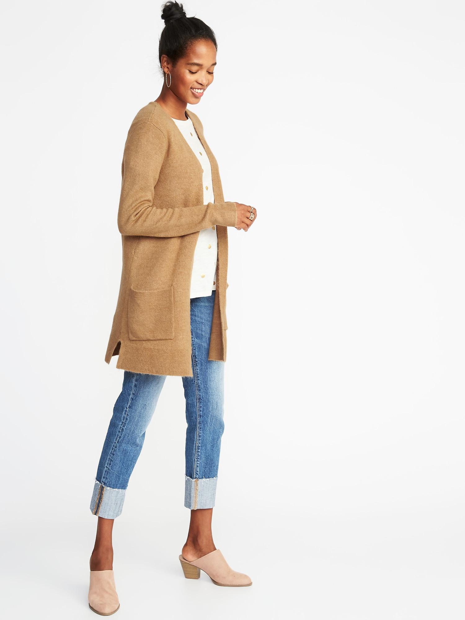 old navy long cardigan sweater
