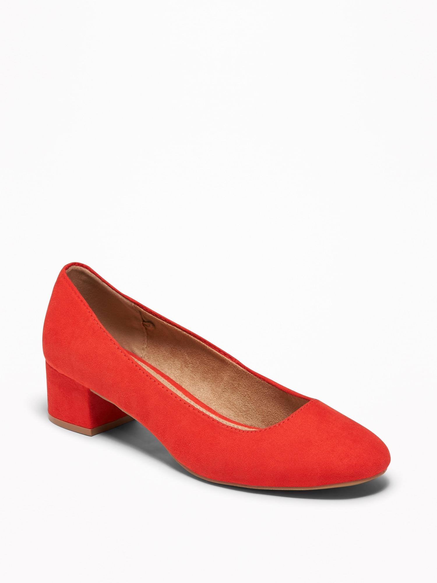 old navy red heels