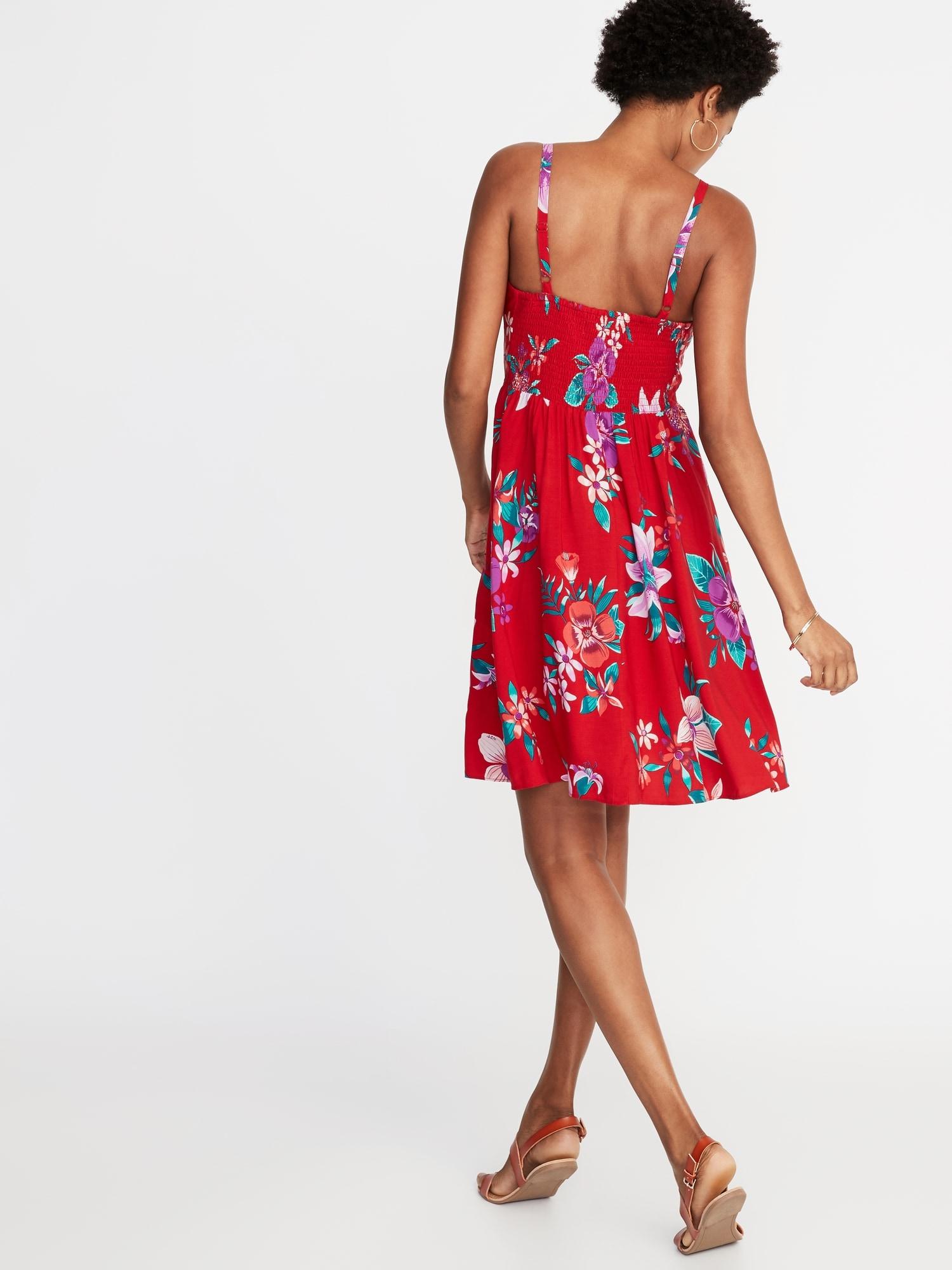 old navy red dress