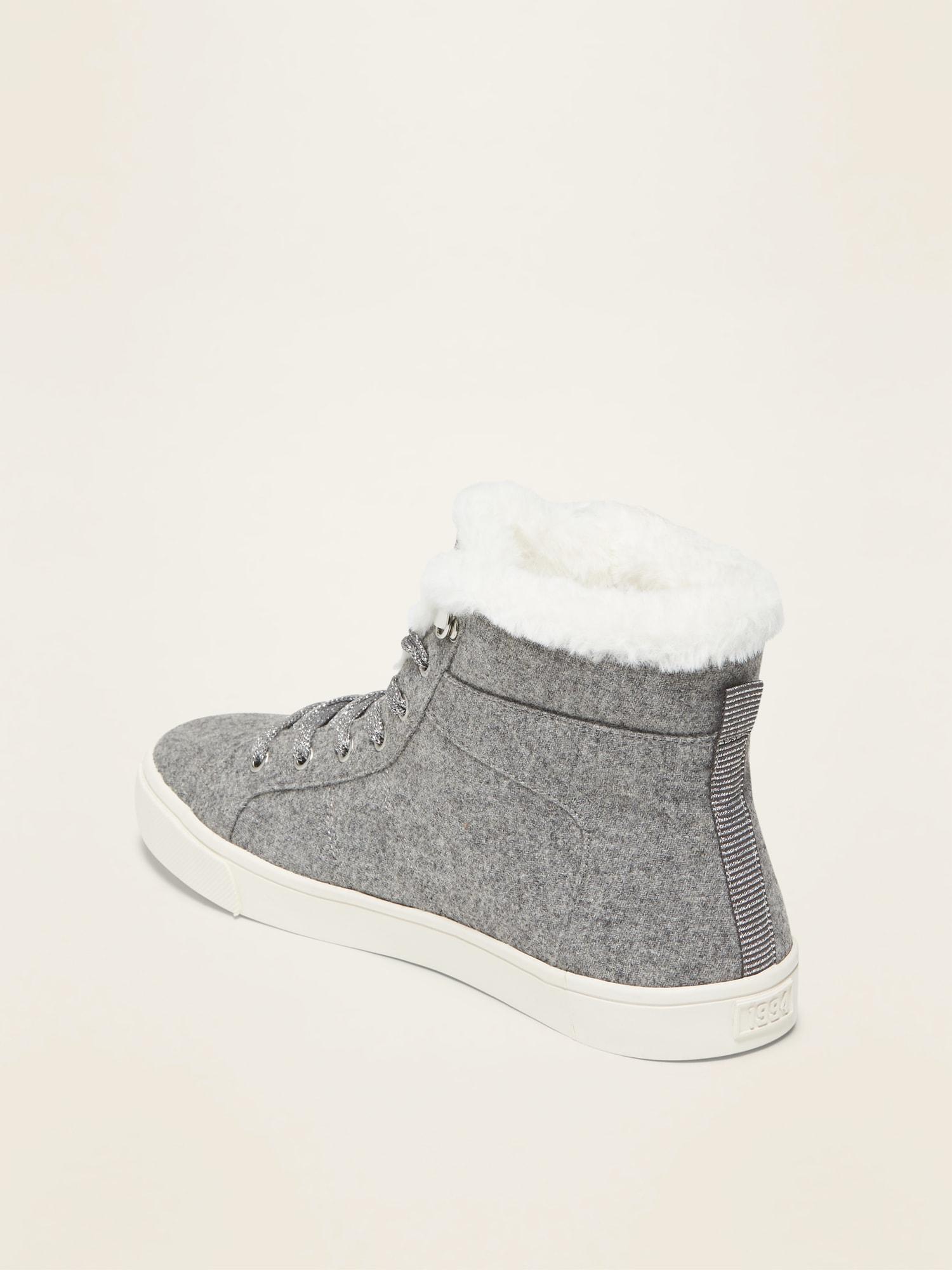 old navy white high tops