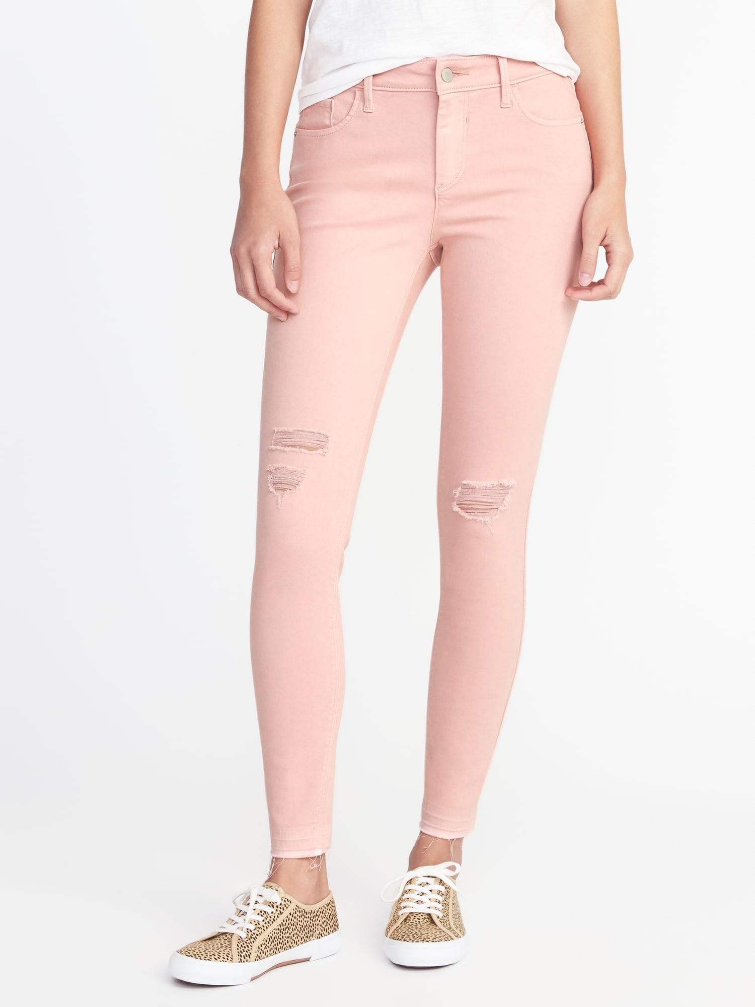 old navy pink jeans