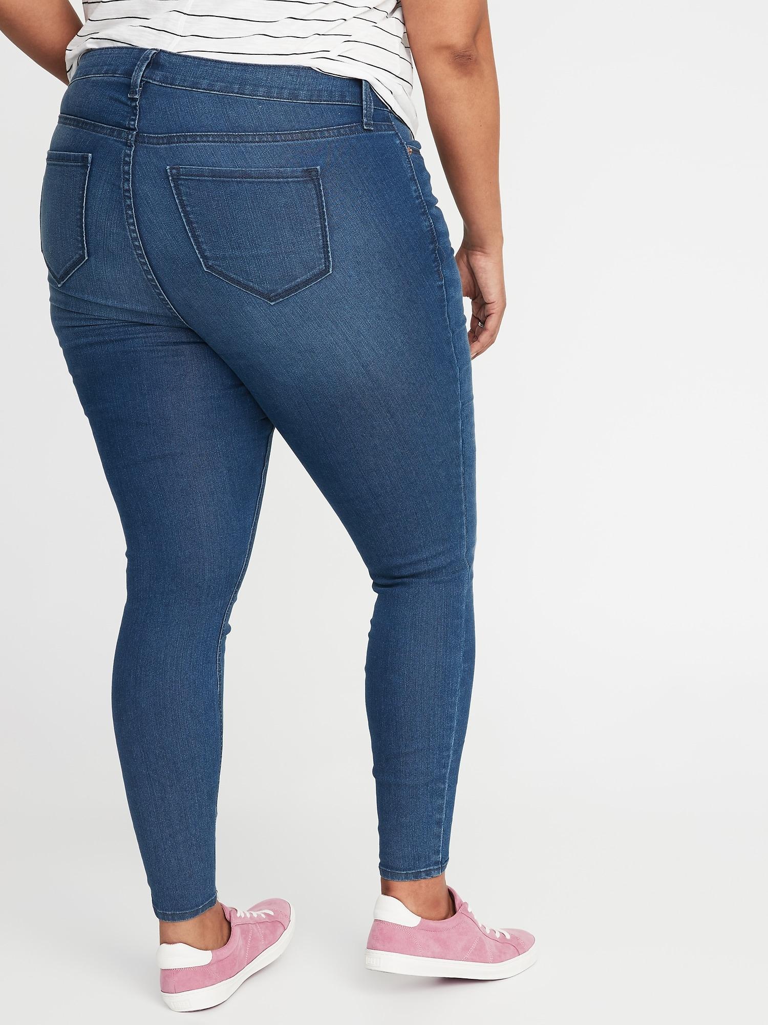old navy plus size black jeans