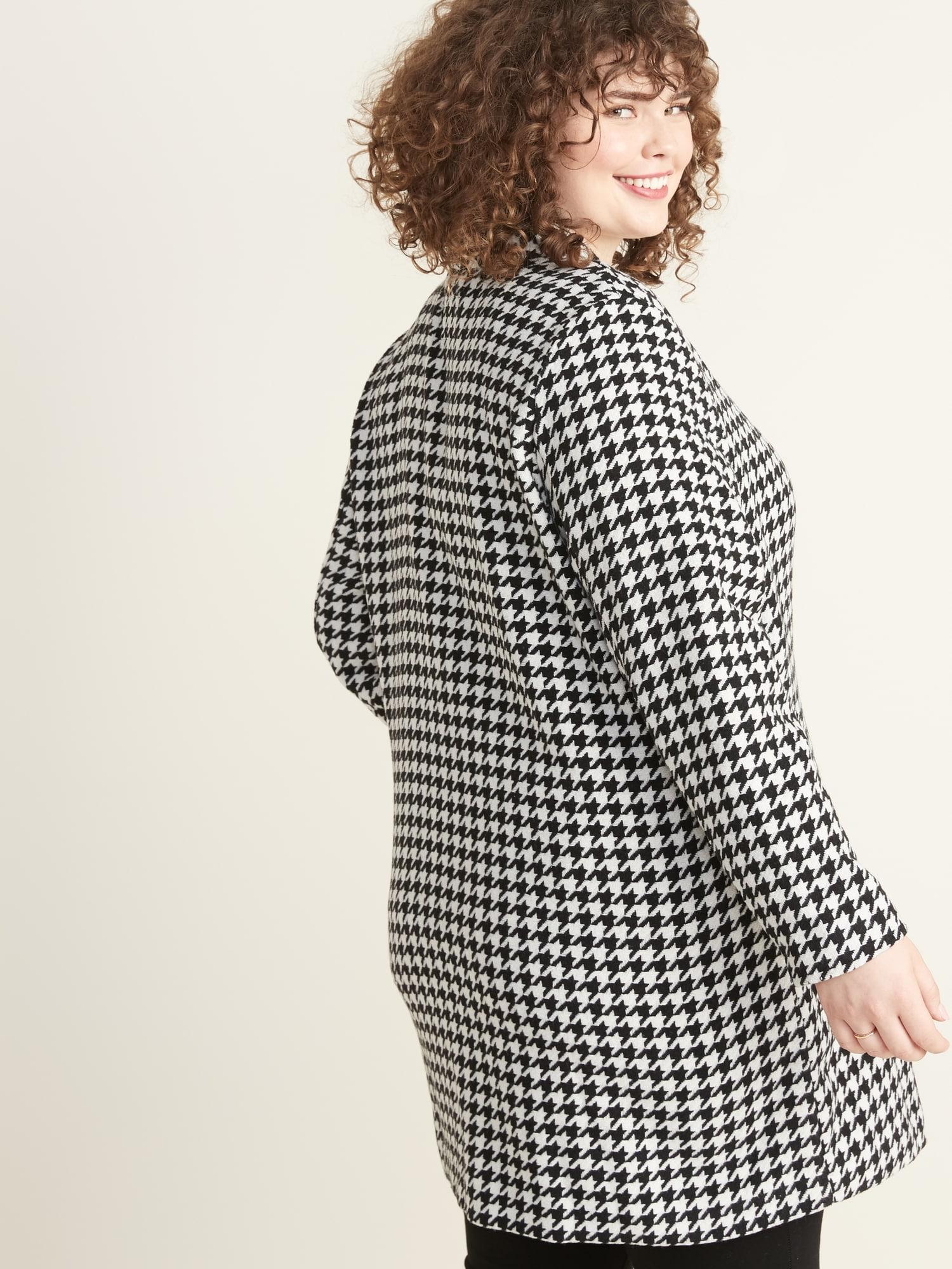 old navy houndstooth coat