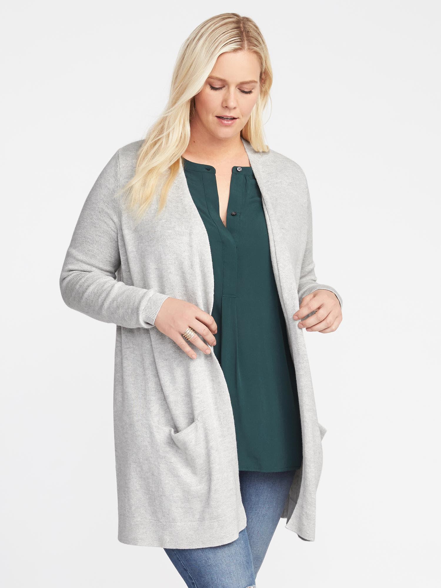 old navy long line cardigan