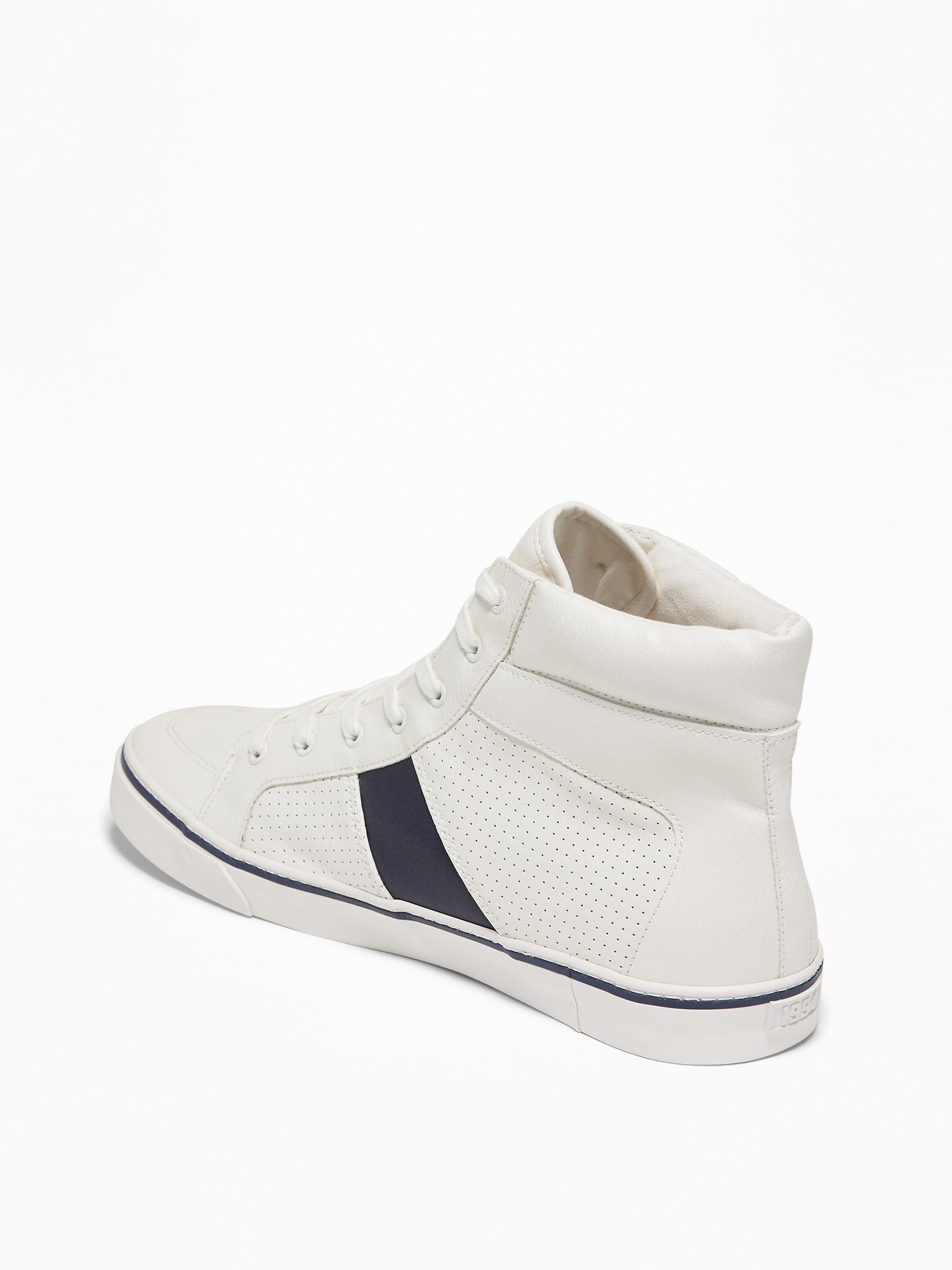 old navy white high tops