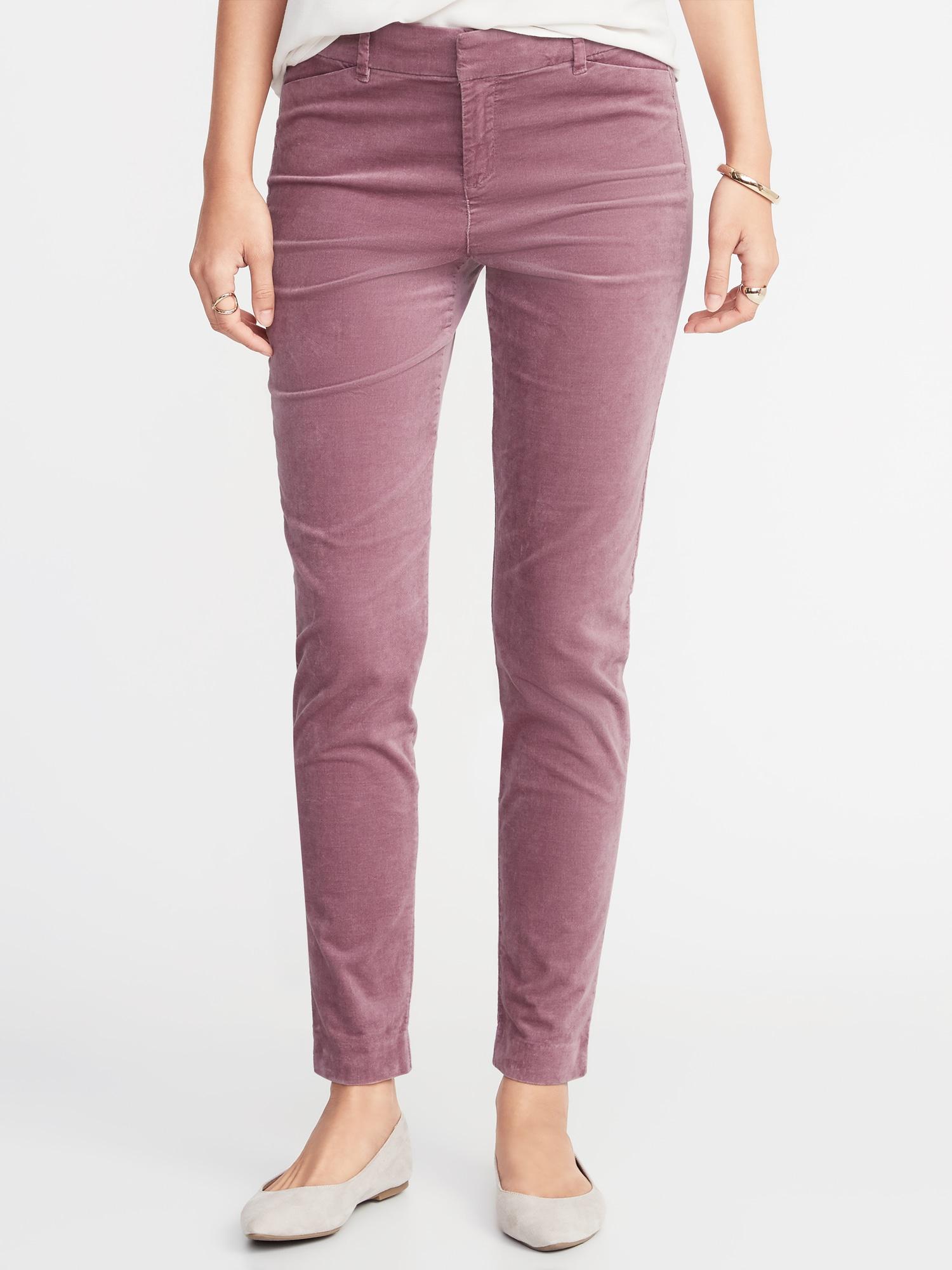 old navy velvet pants