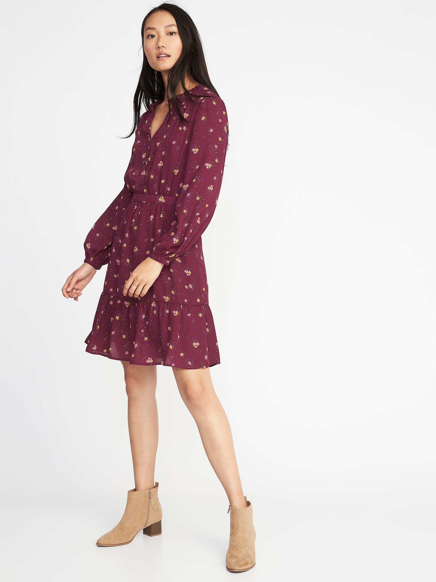 old navy purple dress