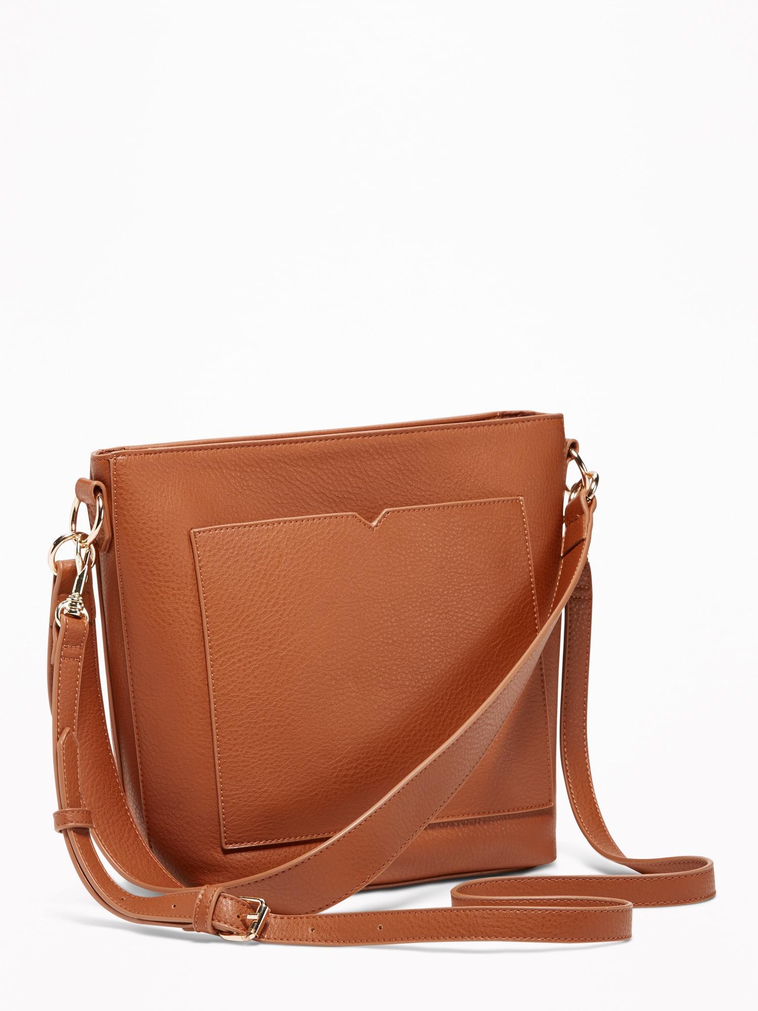 Faux Leather Bucket Bag For Women Faux Leather Bucket Bag For Women