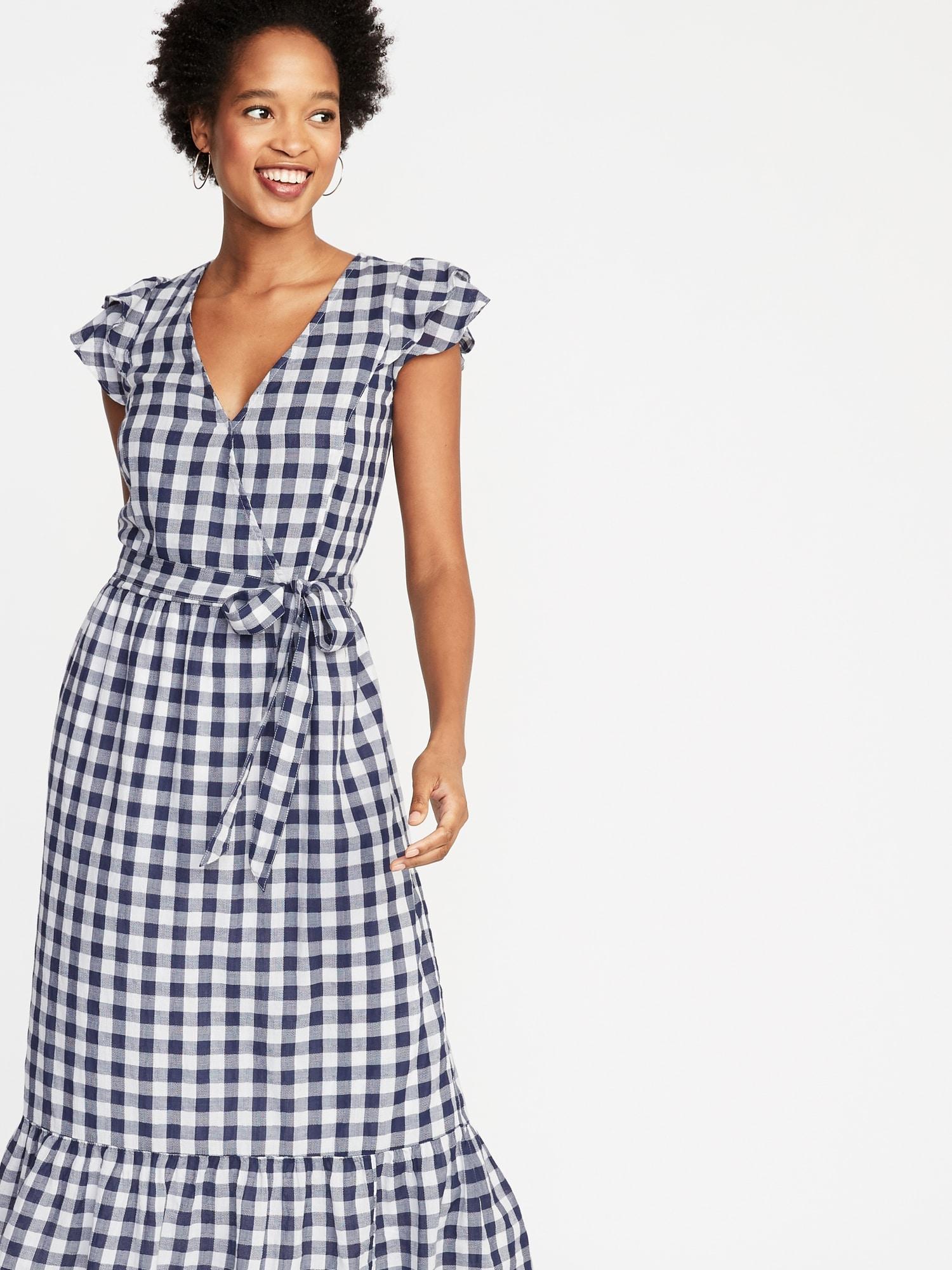 old navy gingham dress