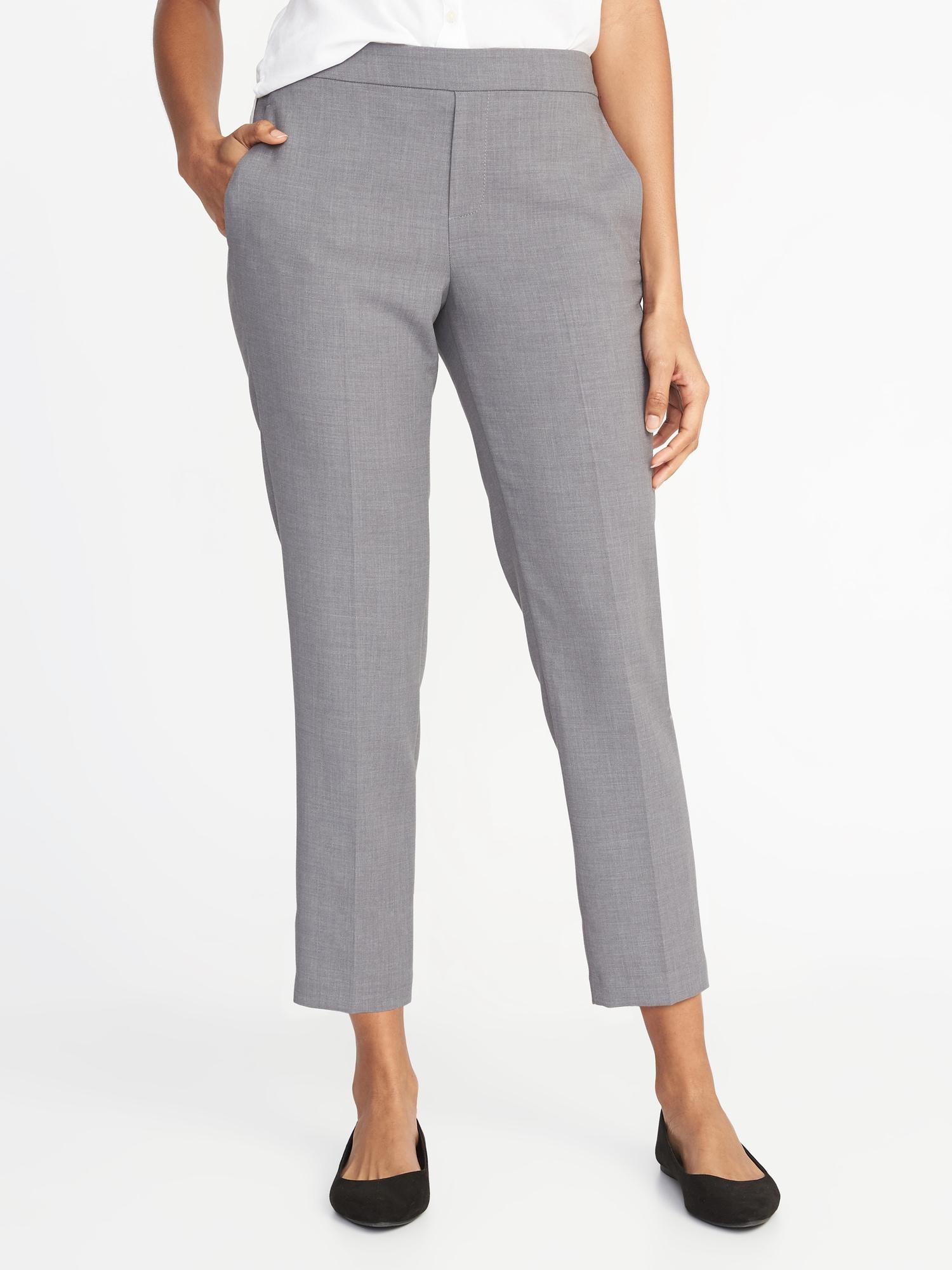 old navy mid rise pull on pants