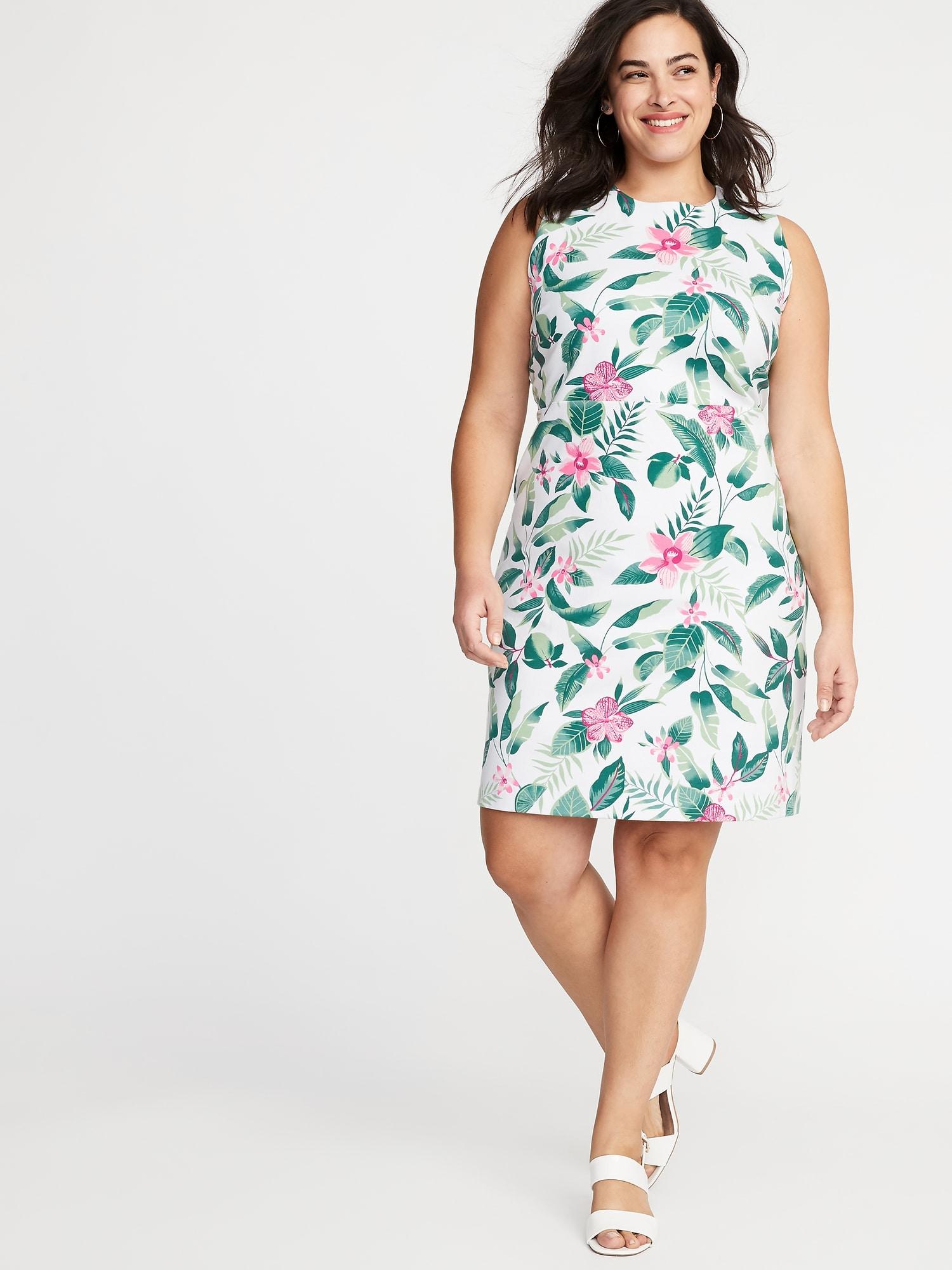 old navy white dress with flowers