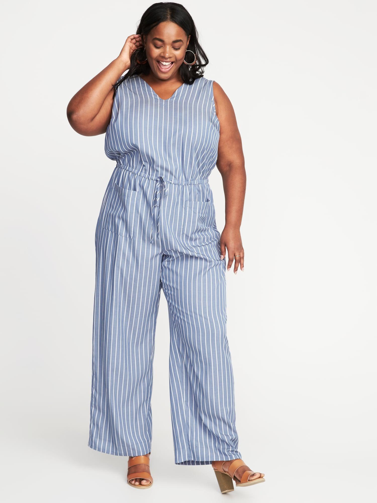 old navy jumpsuit striped