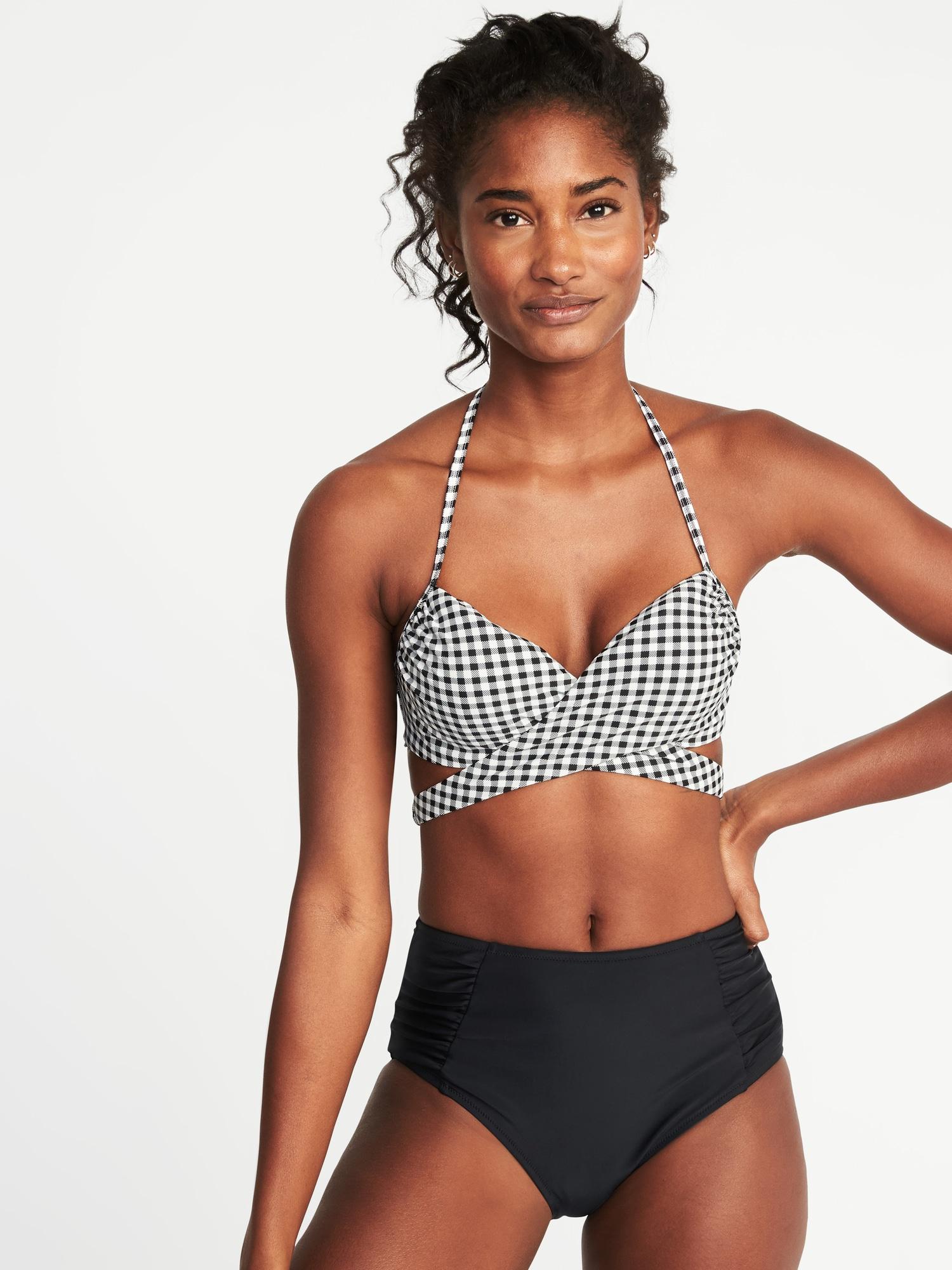 old navy gingham swim