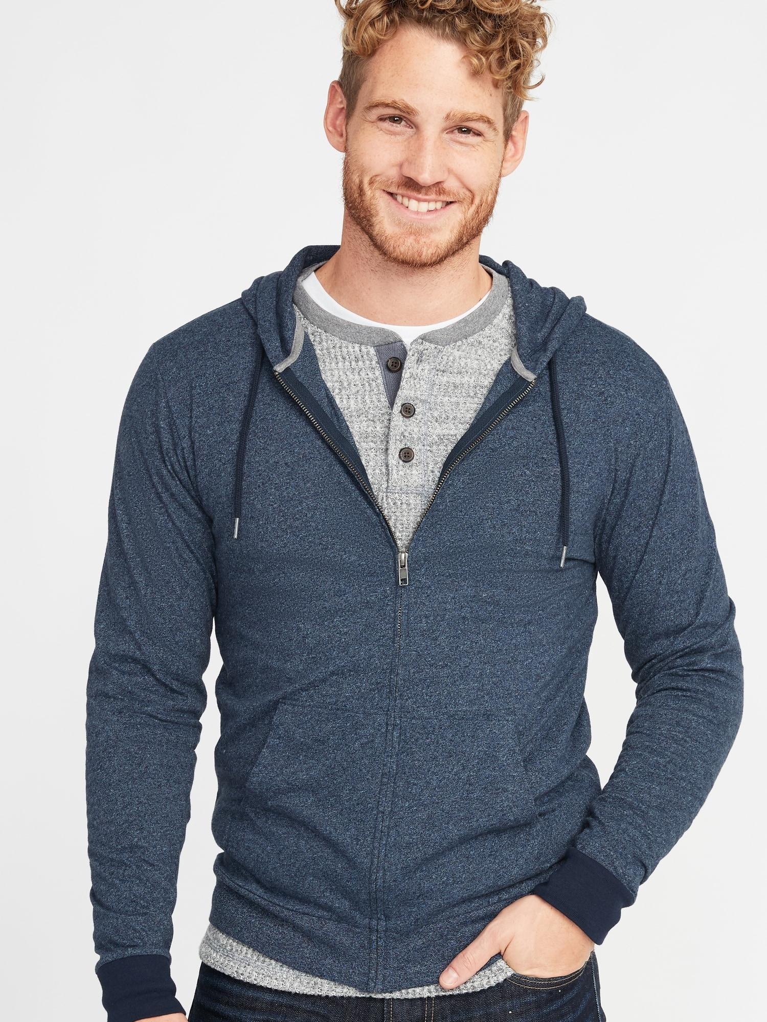 lightweight jersey hoodie